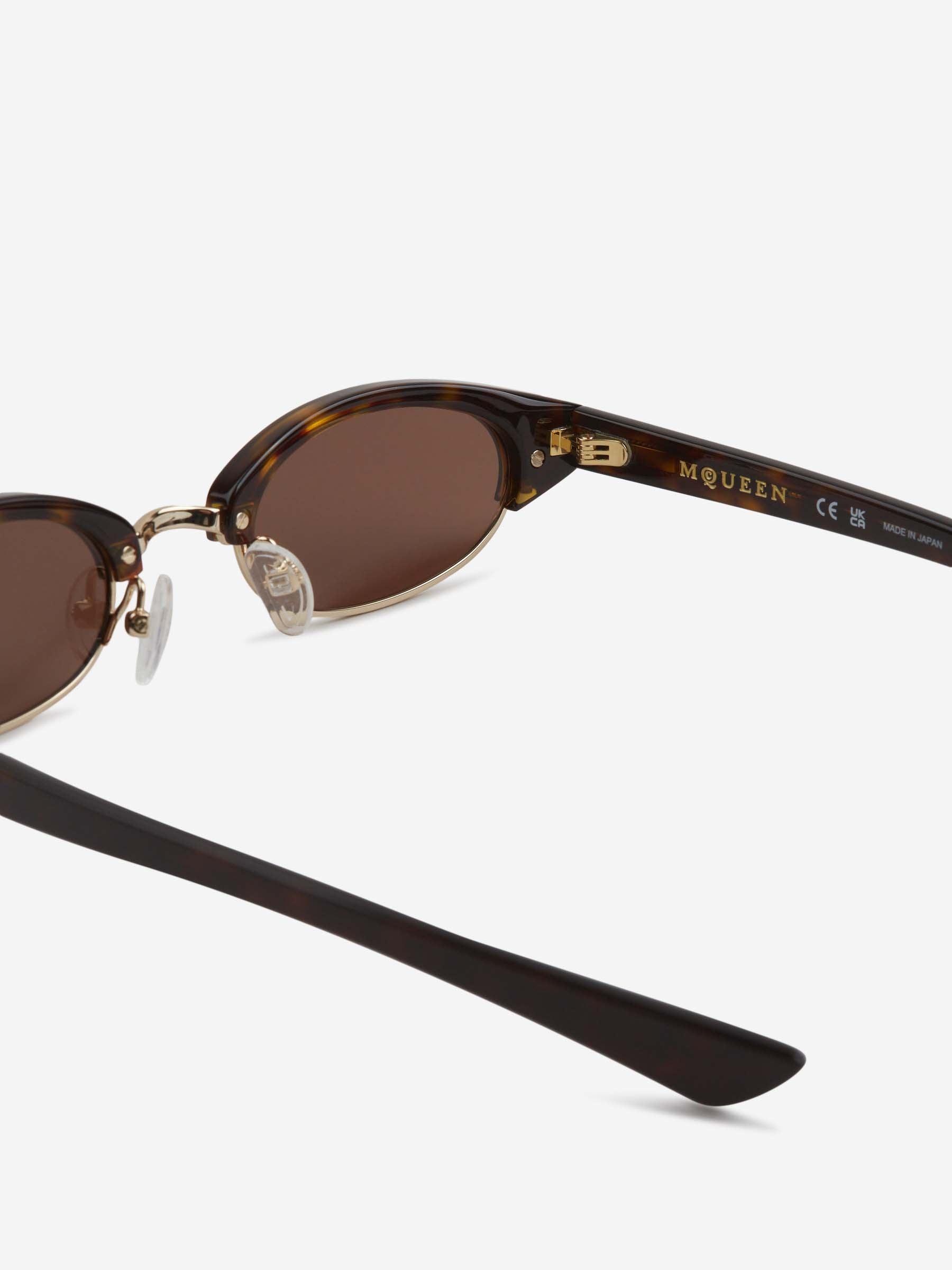 McQueen Hombre Barcelona Gafas de Sol Ovaladas color Marrón sku 614-003318 02 - Foto 4