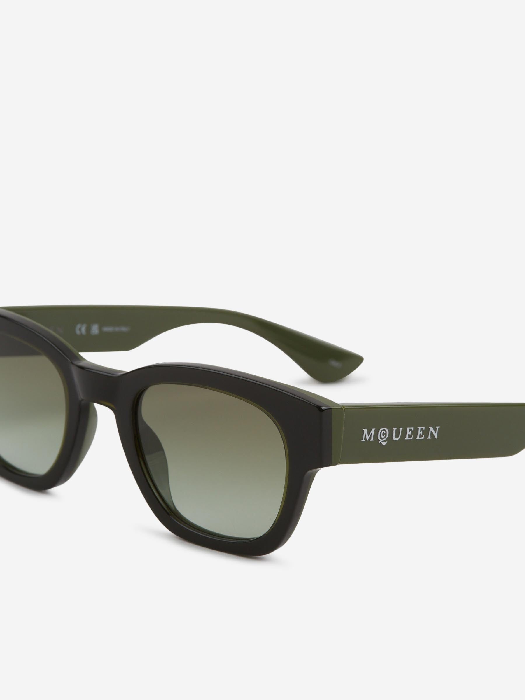 McQueen Hombre Barcelona Gafas de Sol Redondas color Verde sku 614-003319 03 - Foto 3