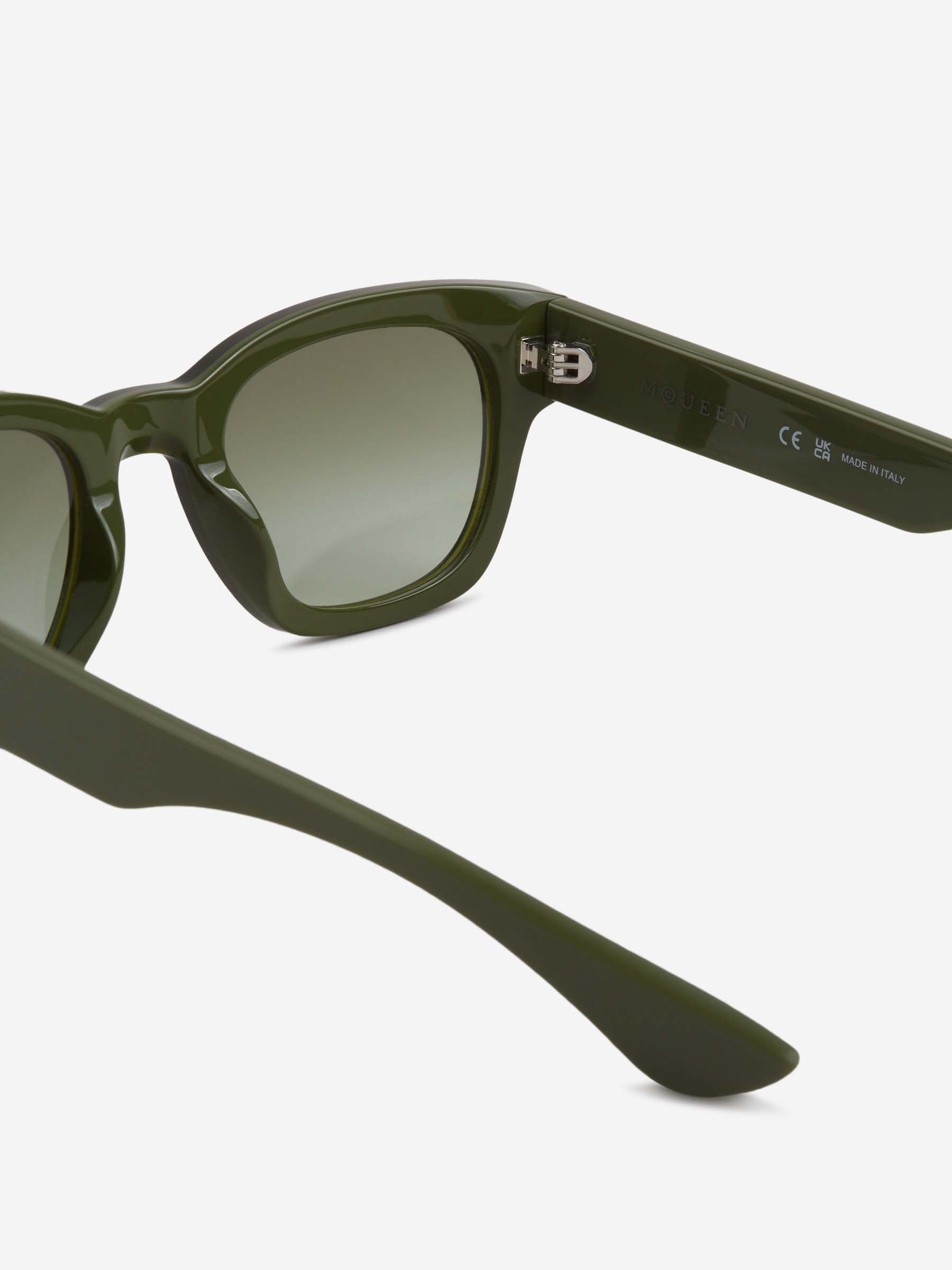 McQueen Hombre Barcelona Gafas de Sol Redondas color Verde sku 614-003319 03 - Foto 4