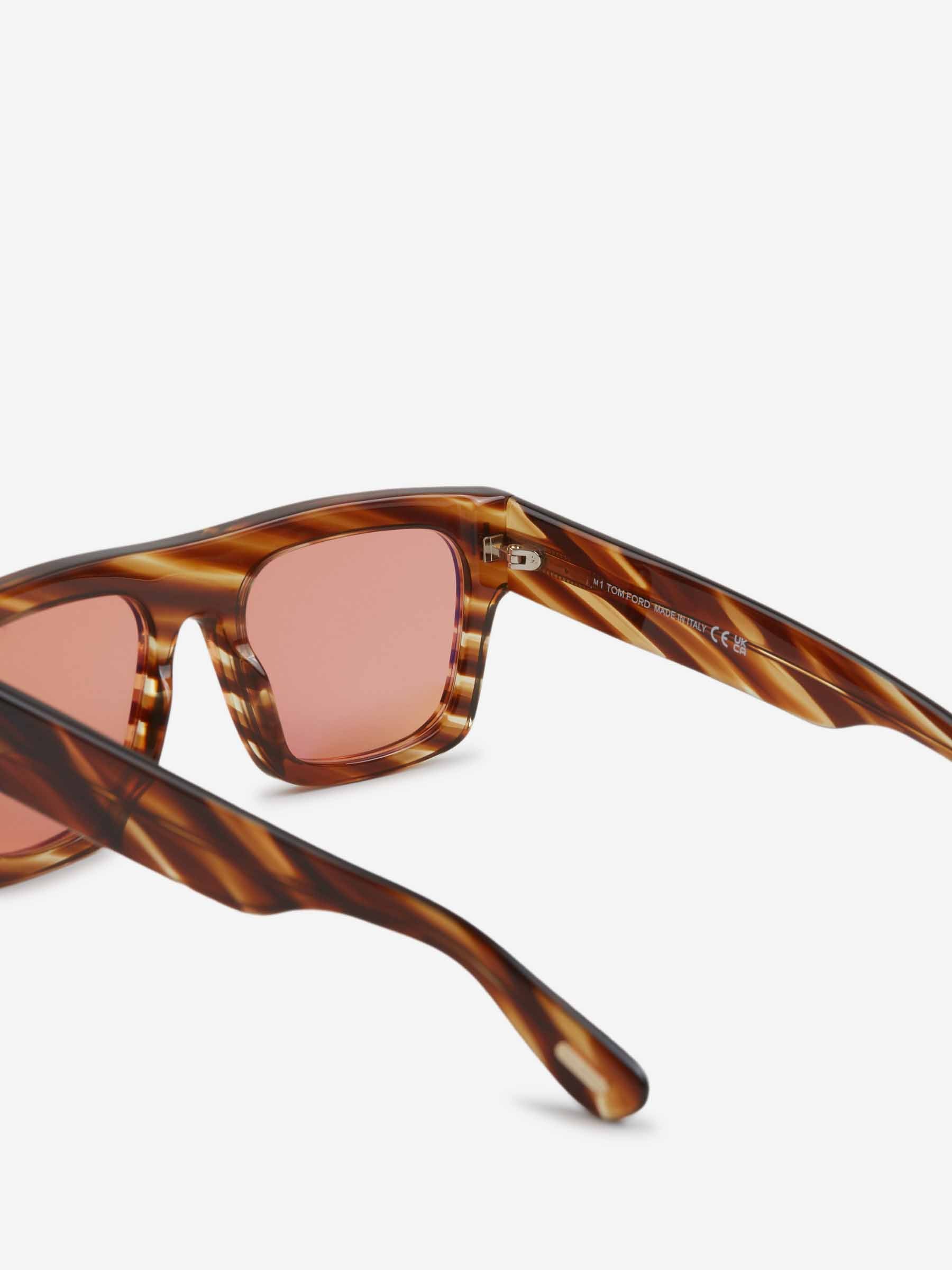 Tom Ford Hombre Barcelona Gafas de Sol Cuadradas color Carey sku 614-003350 01 - Foto 3