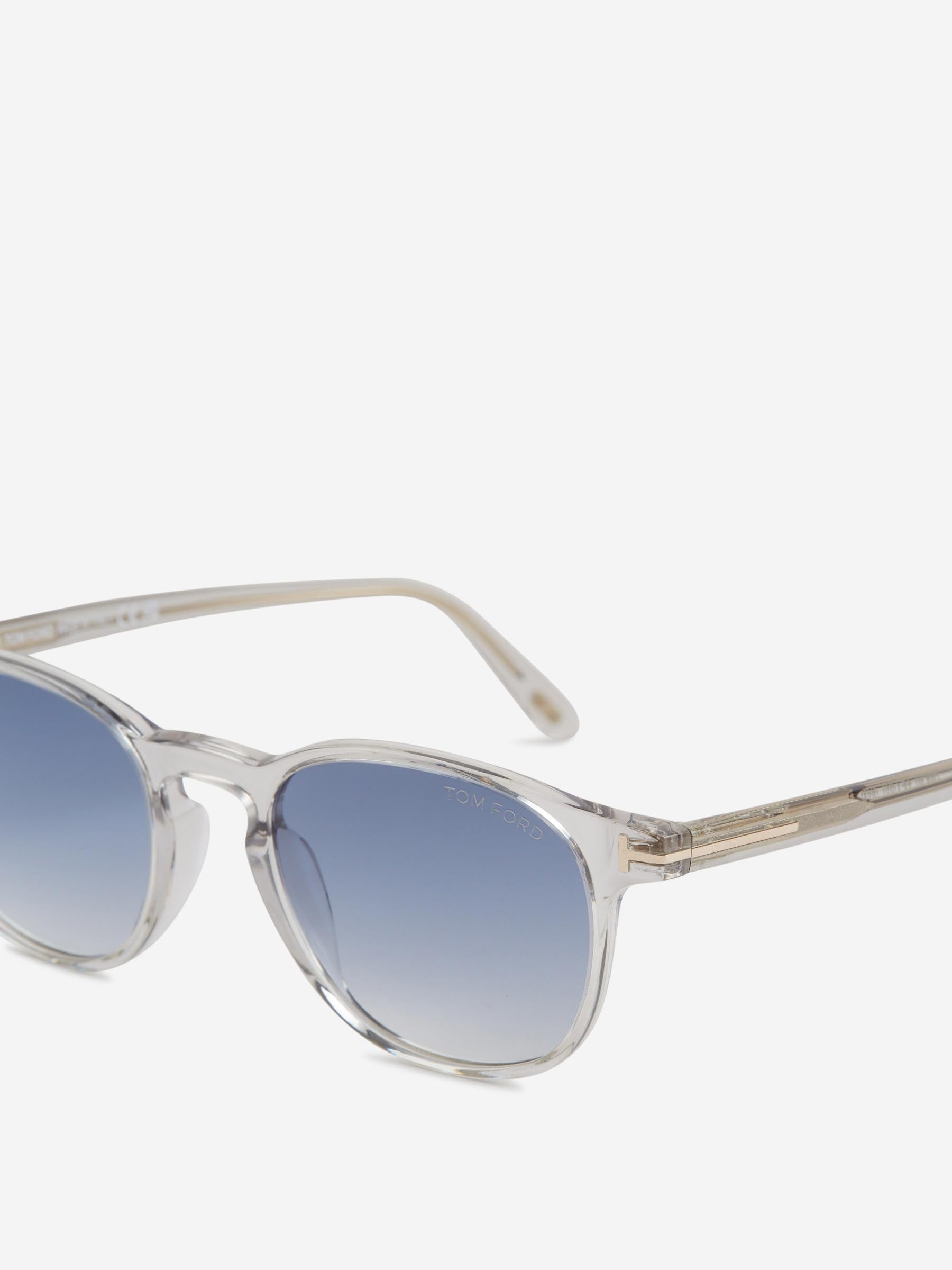 Tom Ford Hombre Barcelona Gafas de Sol Redondas color Blanco sku 614-003351 02 - Foto 3