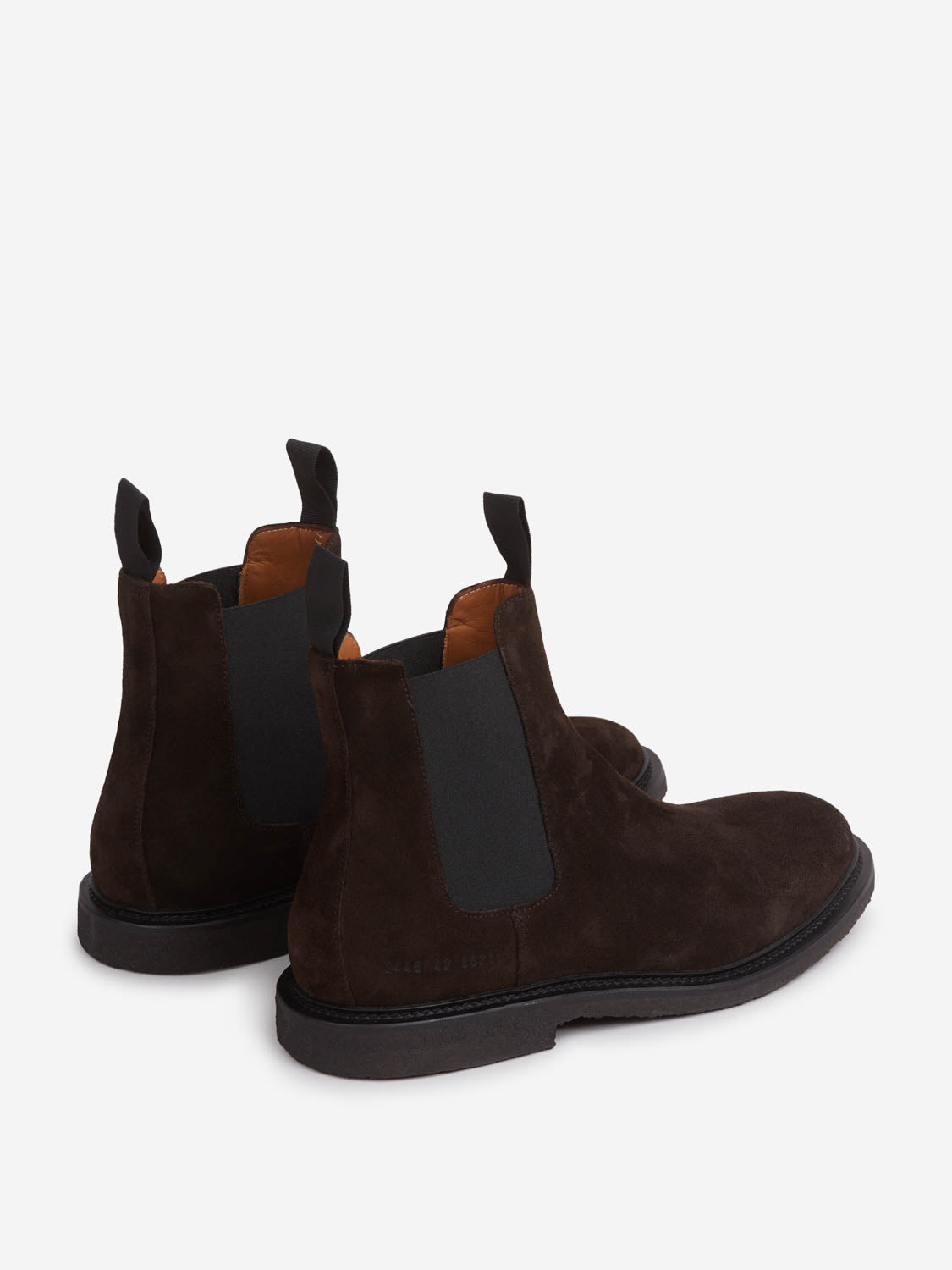Common Projects Hombre Barcelona Botines Chelsea Ante color Marrón Oscuro sku 615-000004 01 - Foto 3
