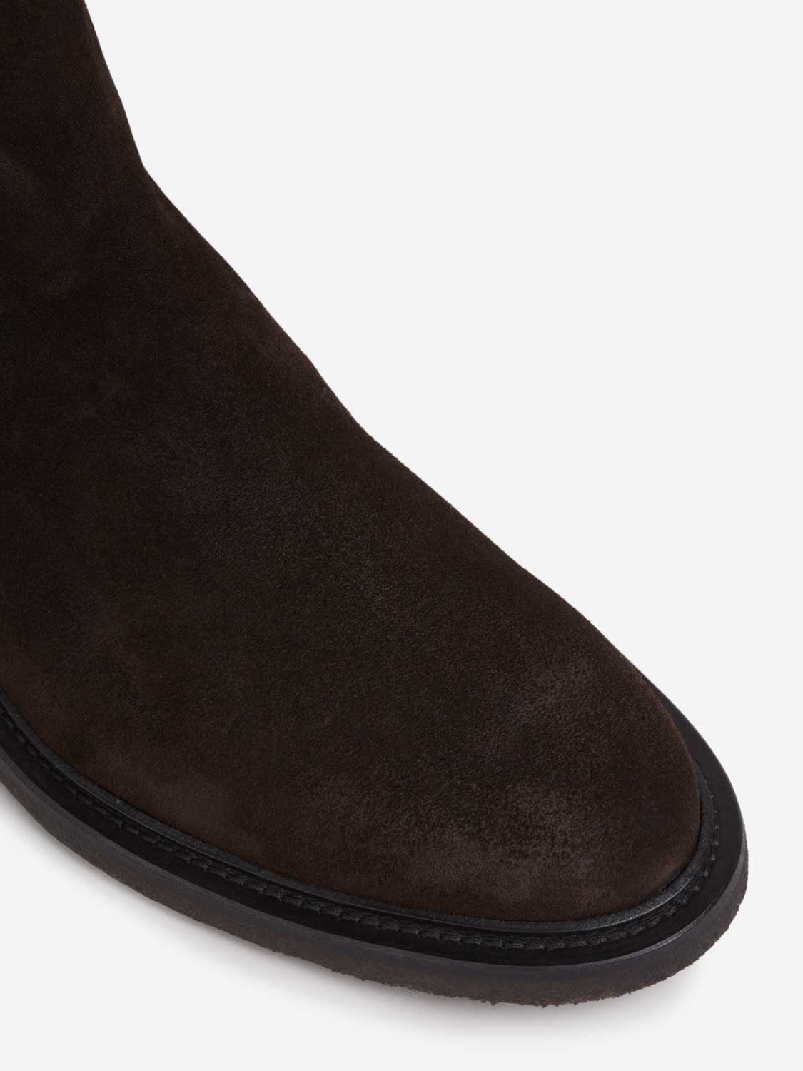 Common Projects Hombre Barcelona Botines Chelsea Ante color Marrón Oscuro sku 615-000004 01 - Foto 5