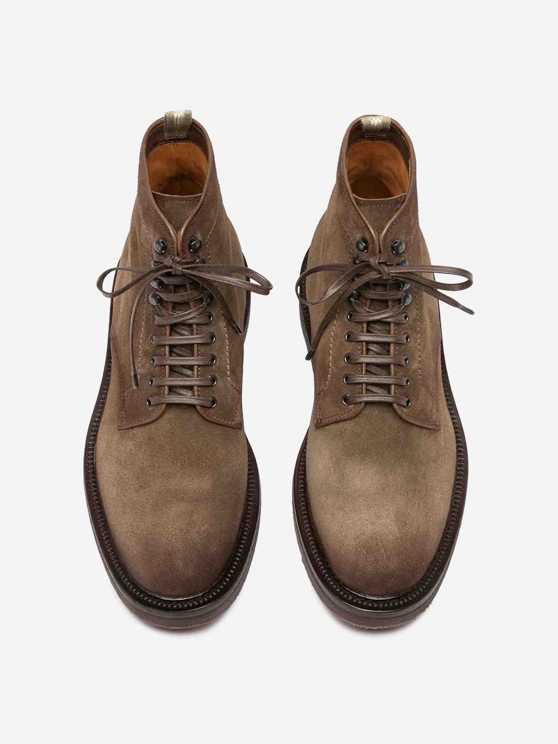 Officine Creative Hombre Barcelona Botines Piel Hopkins color Verde Militar sku 615-000014 01 - Foto 3