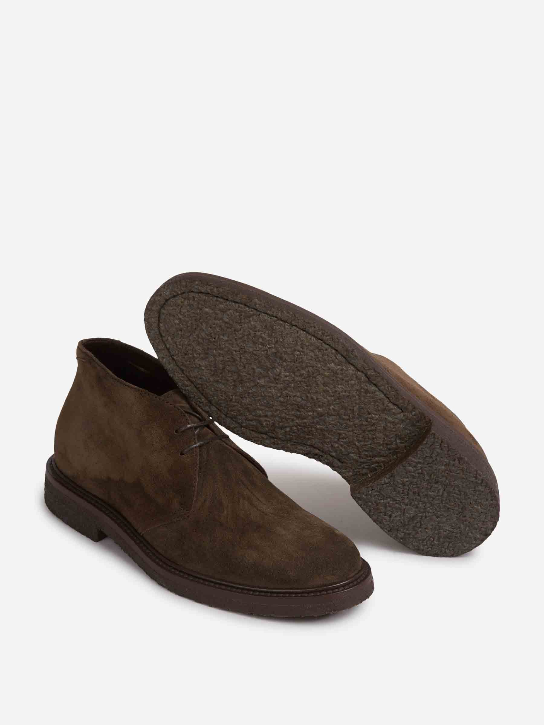 Henderson Baracco Hombre Barcelona Botas Piel Ante color Marrón Oscuro sku 615-000021 01 - Foto 4