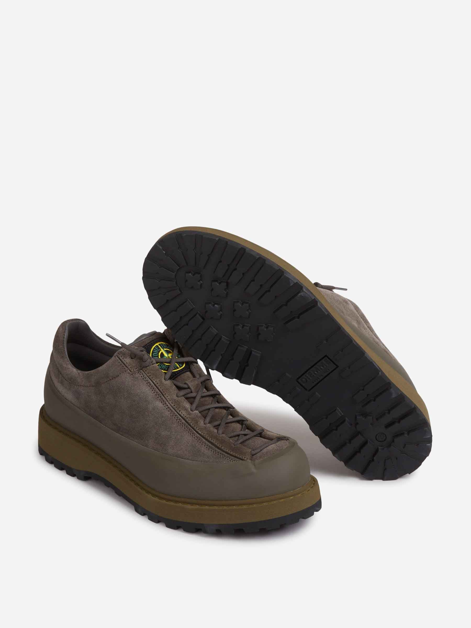 Stone Island Hombre Barcelona Sneakers Low Top color Verde Militar sku 616-003210 02 - Foto 4