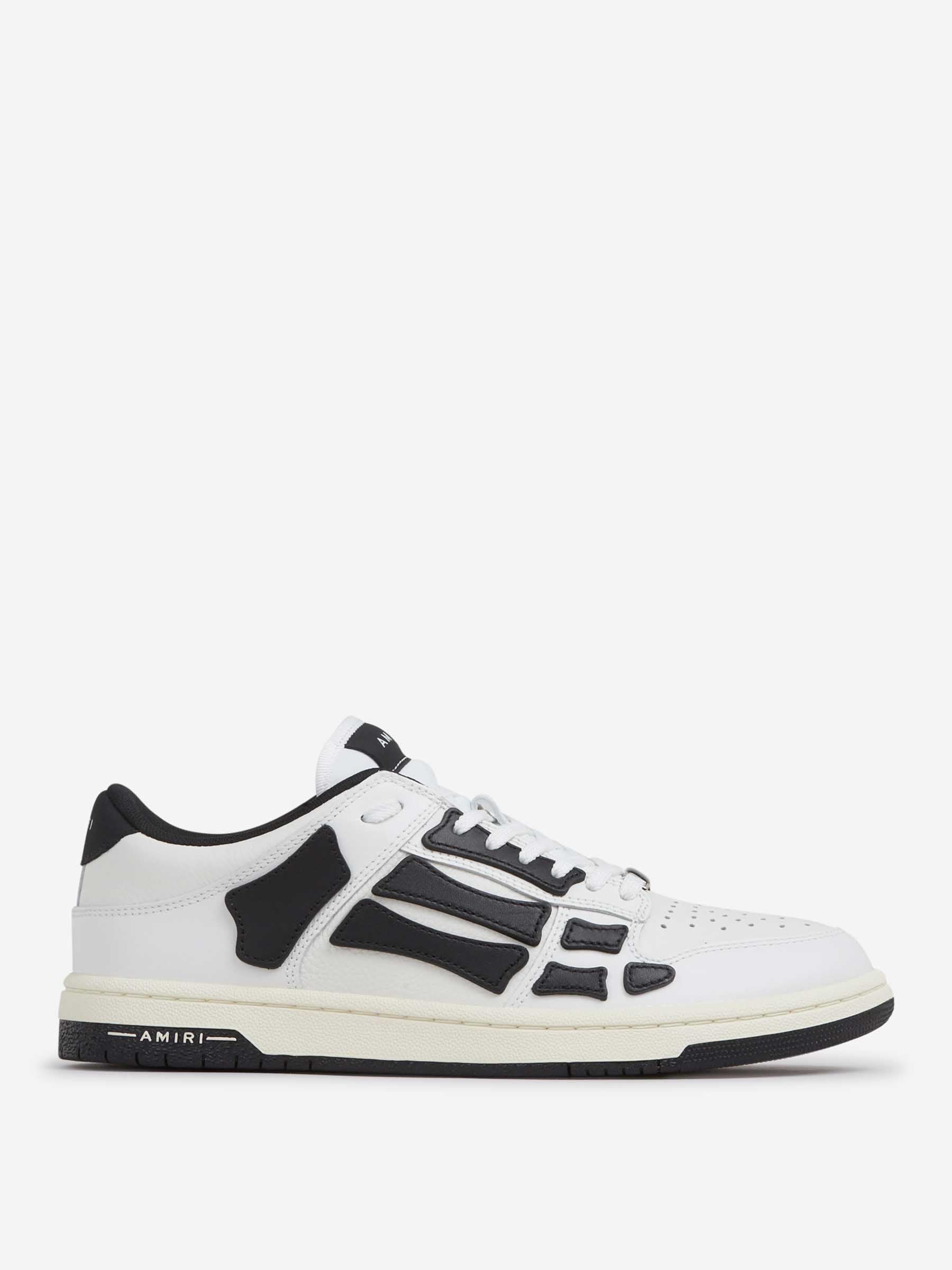 【AMIRI】Skel-Top レオパード ローカットスニーカー AMIRIのバーガンディ Skel-Top レオパード スニーカーがセール中