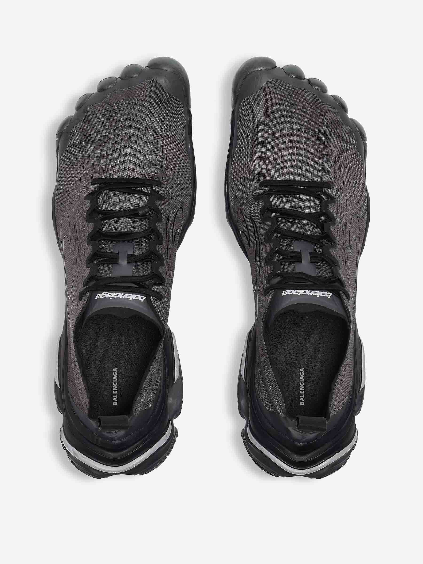 Balenciaga Hombre Barcelona Sneakers Anatomic Runner color Gris Antracita sku 616-003258 03 - Foto 3