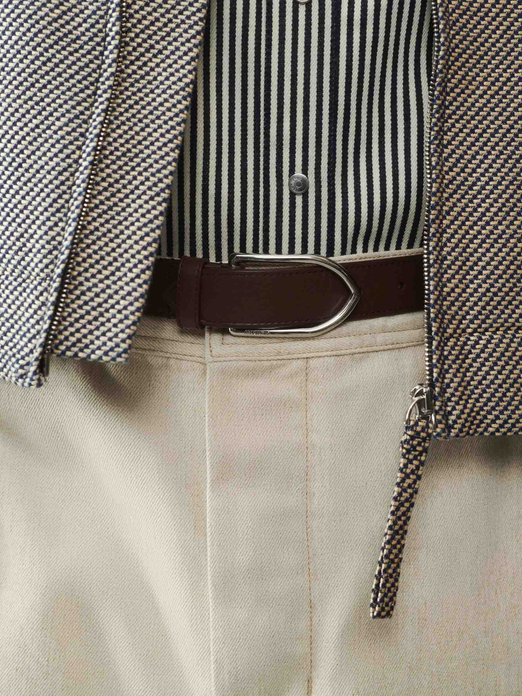 Jacquemus Hombre Barcelona Cinturón Bambino Piel color Marrón Oscuro sku 622-001273 03 - Foto 3