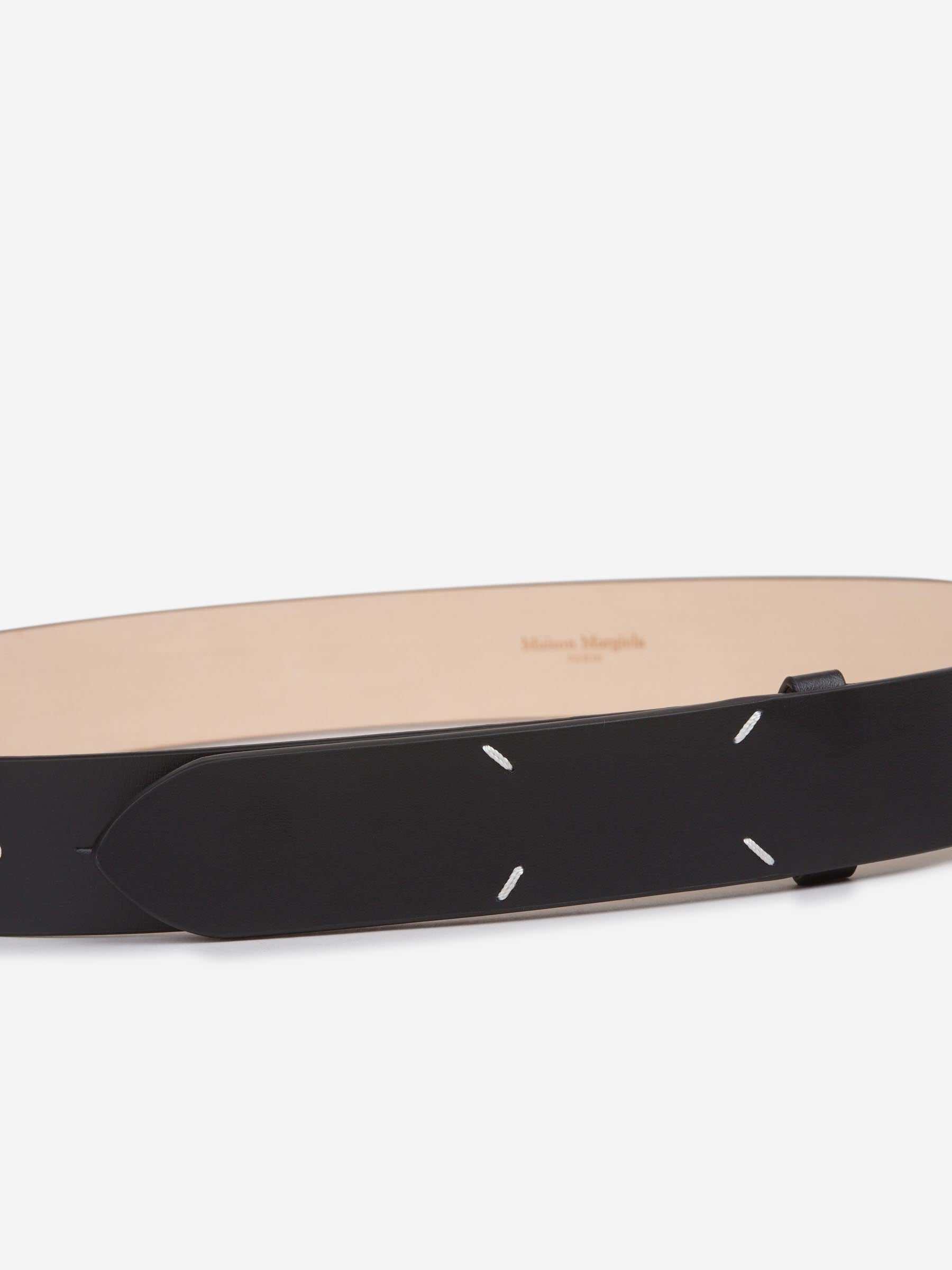 Maison Margiela Hombre Barcelona Cinturón Cuero color Negro sku 622-001288 01 - Foto 3