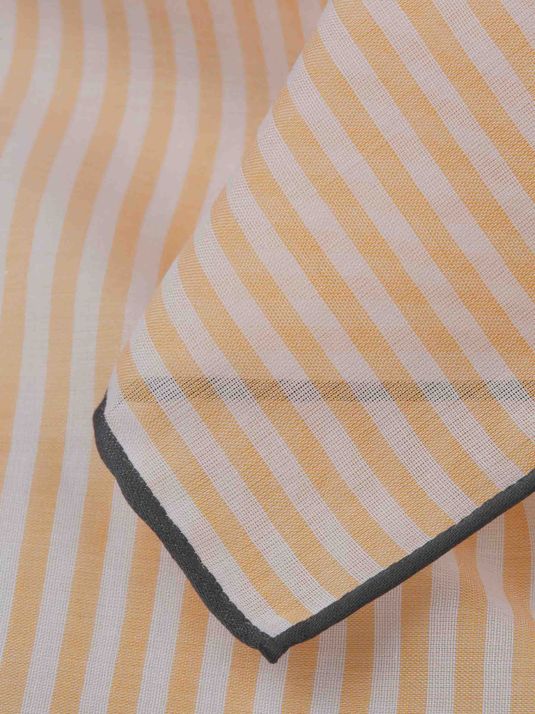 Santa Eulalia Hombre Barcelona Pañuelo Algodón Rayas color Naranja sku 654-000228 02 - Foto 3