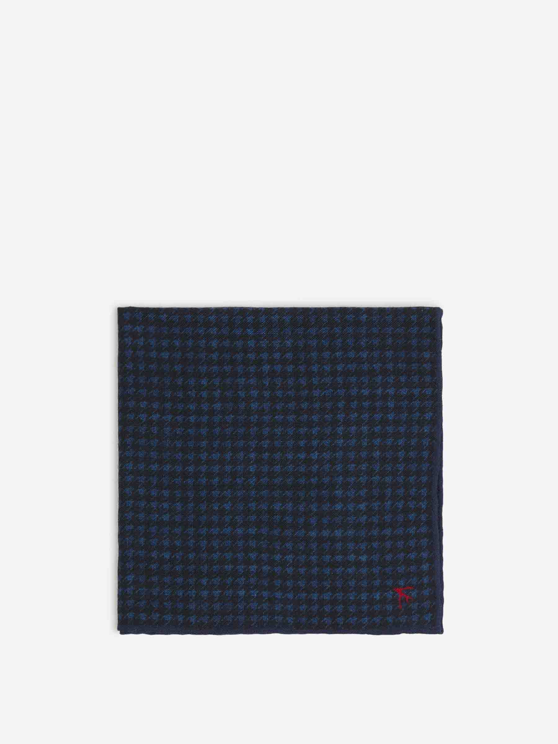 Isaia Hombre Barcelona Pochette Motivo Geométrico color Azul Noche sku 654-000253 00 - Foto 1