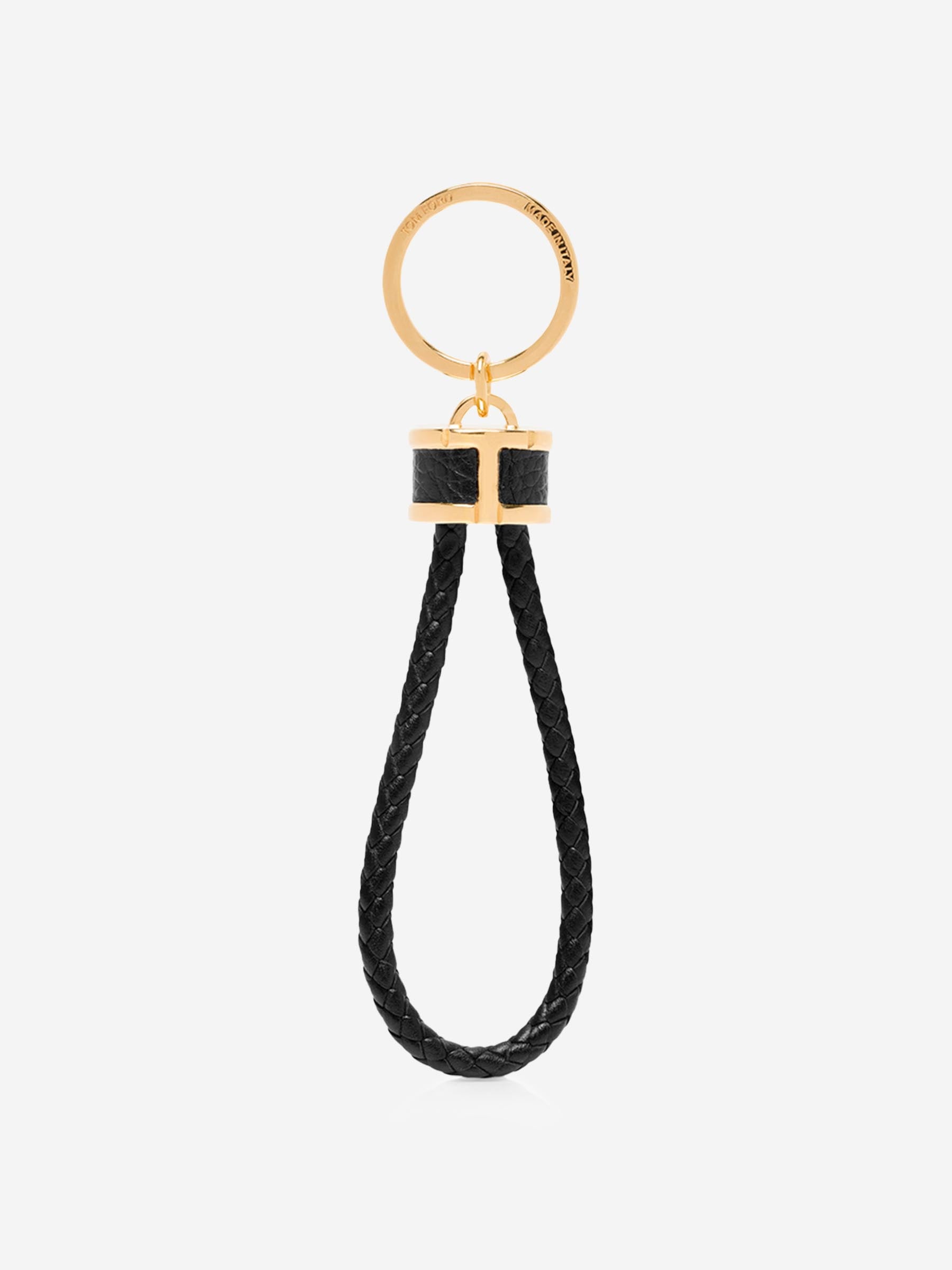 Tom Ford – Leather Ring Keychain Hombre 681-000055 01