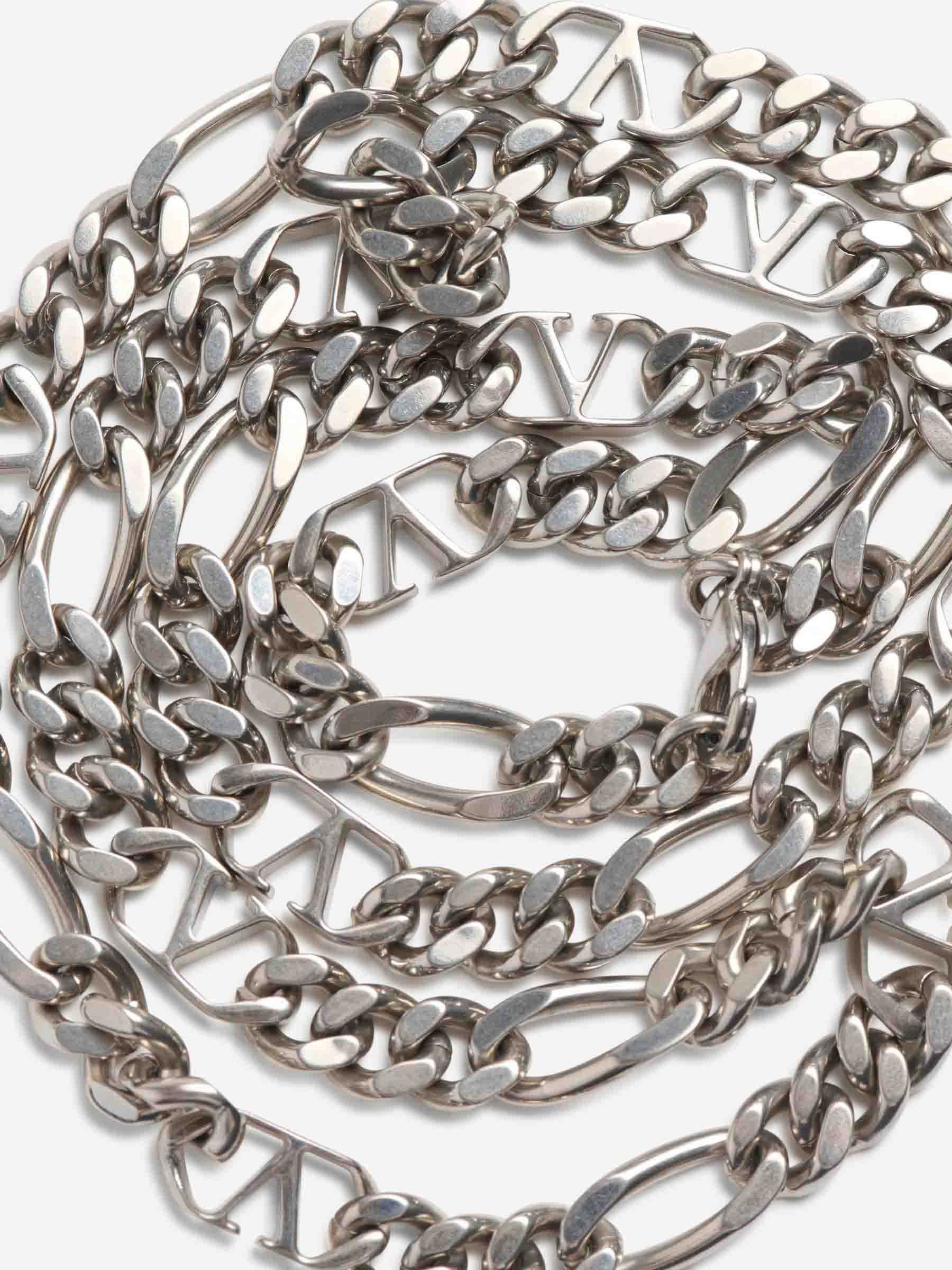 Valentino Garavani Hombre Barcelona Collar VLogo Signature color Plateado sku 682-000869 01 - Foto 3