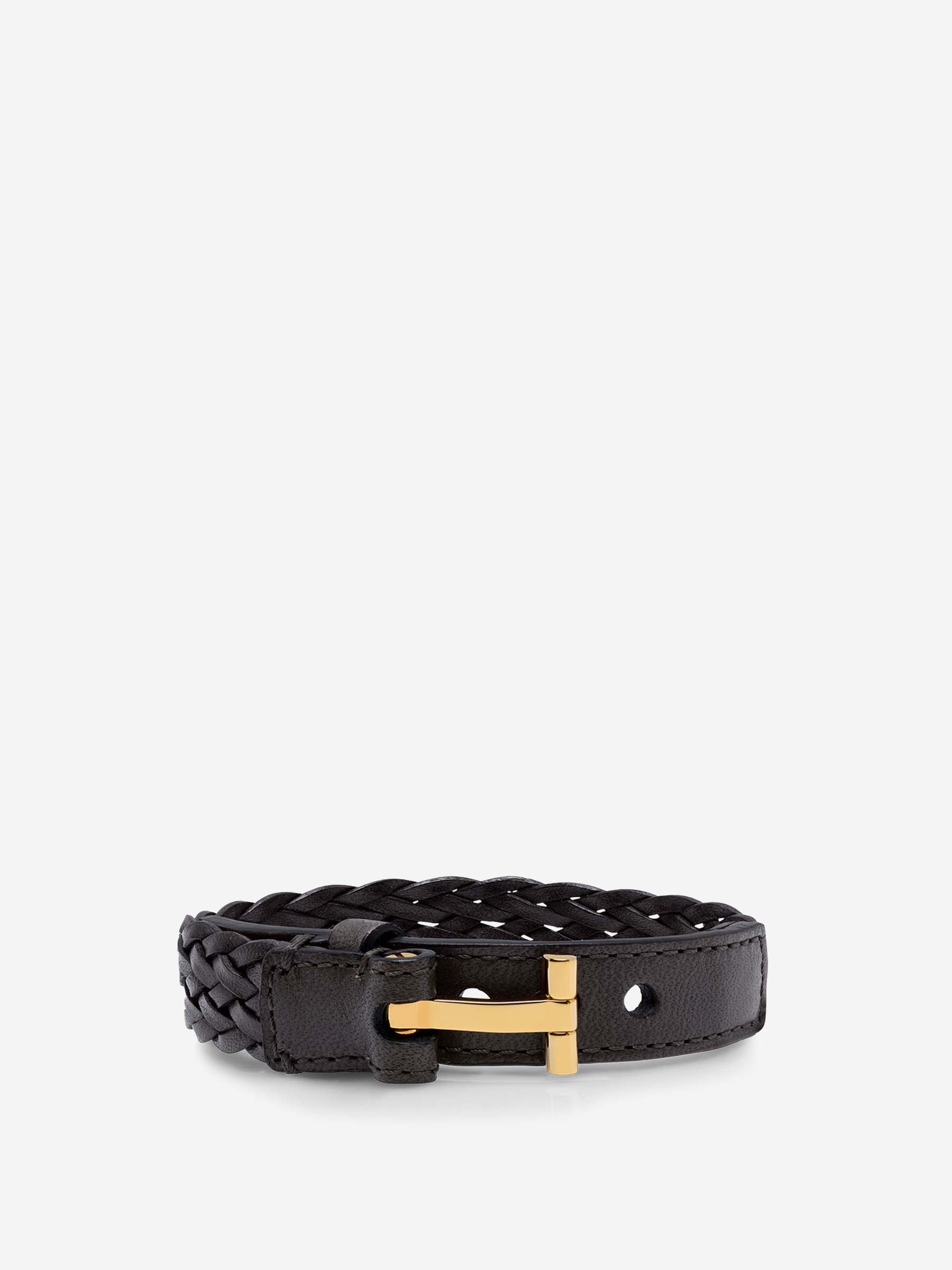 Tom Ford – T Leather Bracelet Hombre 682-000973 02