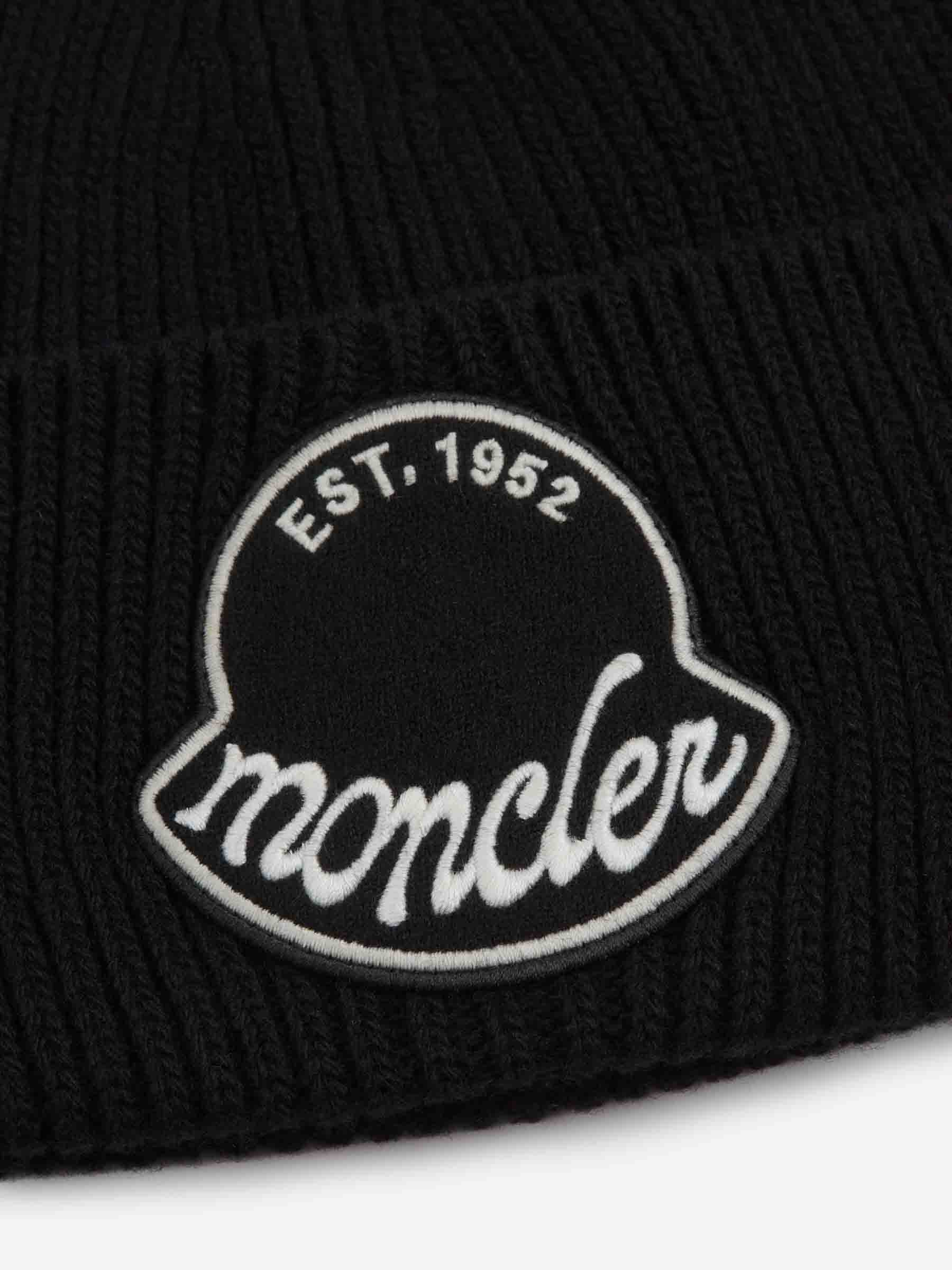 Moncler Hombre Barcelona Gorro Punto Logo color Negro sku 689-000014 01 - Foto 3