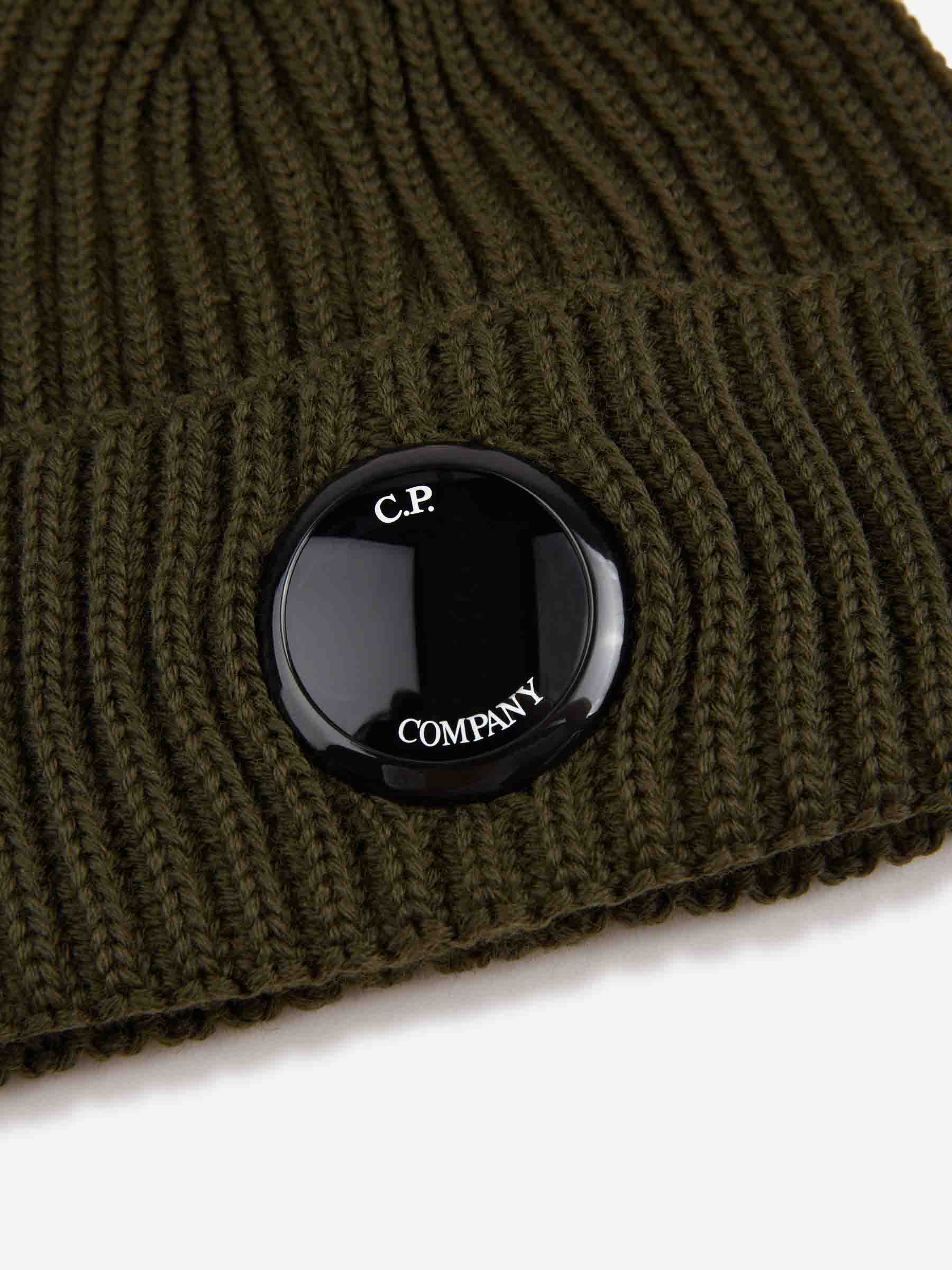 C.P. Company Hombre Barcelona Gorro Punto Lana color Verde Militar sku 689-000022 01 - Foto 3