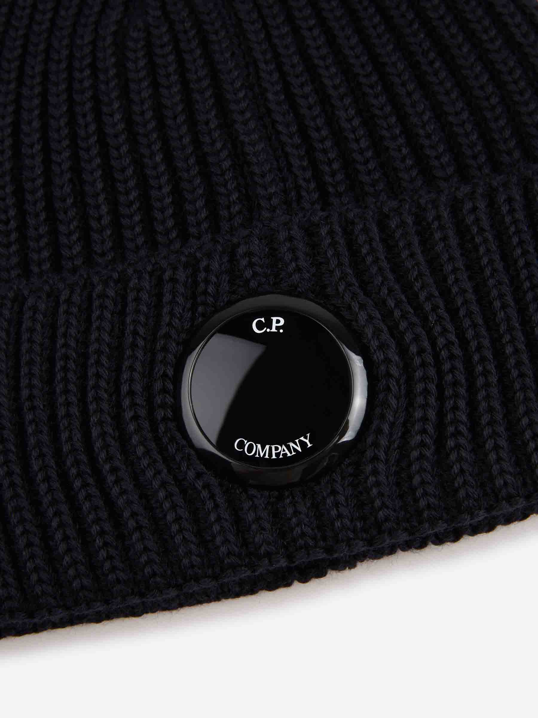 C.P. Company Hombre Barcelona Gorro Punto Lana color Azul Marino sku 689-000022 02 - Foto 3