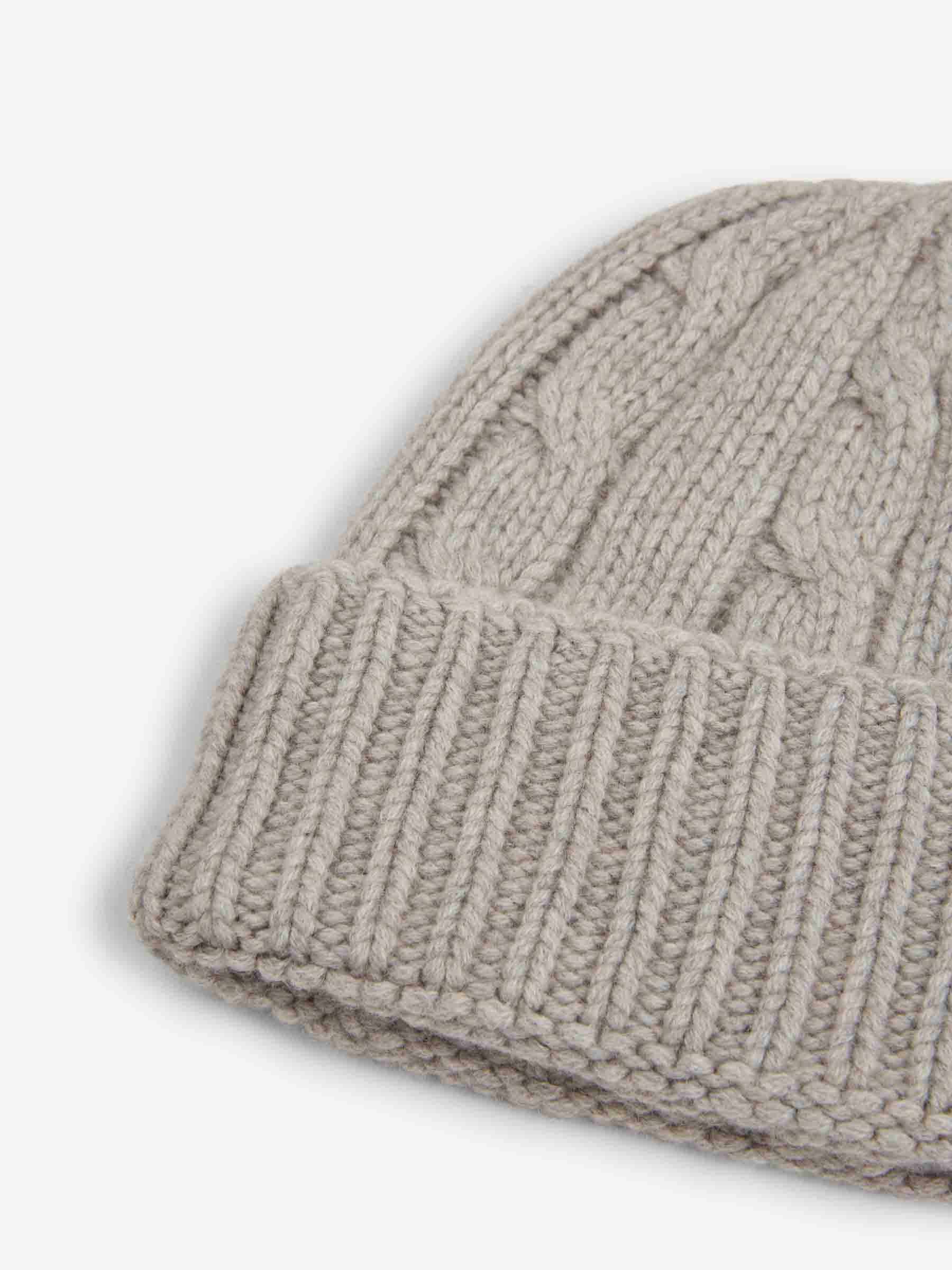 Santa Eulalia Hombre Barcelona Gorro Punto Cachemira color Gris sku 689-000032 03 - Foto 3