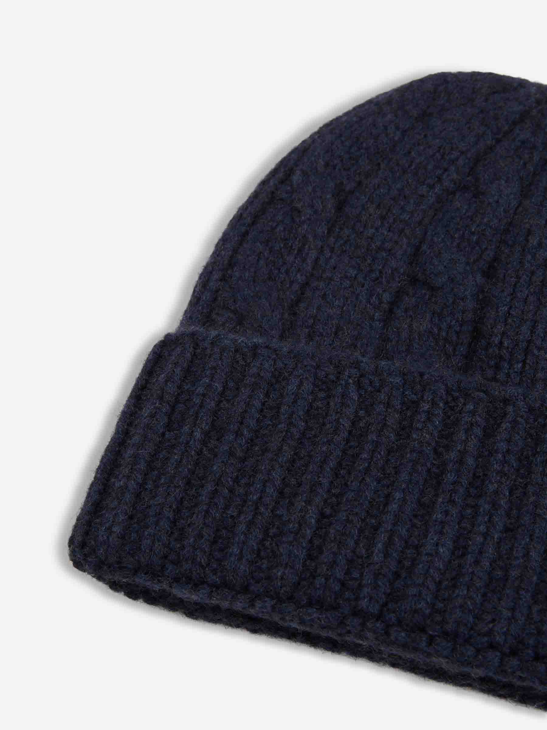 Santa Eulalia Hombre Barcelona Gorro Punto Cachemira color Azul Marino sku 689-000032 04 - Foto 3