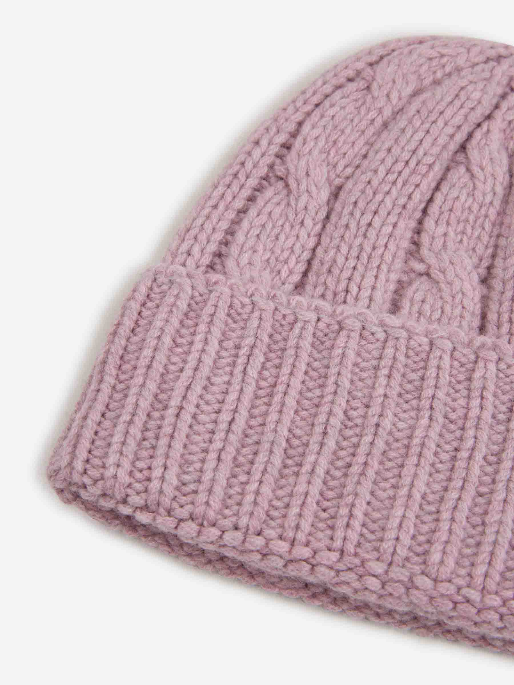Santa Eulalia Hombre Barcelona Gorro Punto Cachemira color Rosa Palo sku 689-000032 06 - Foto 3