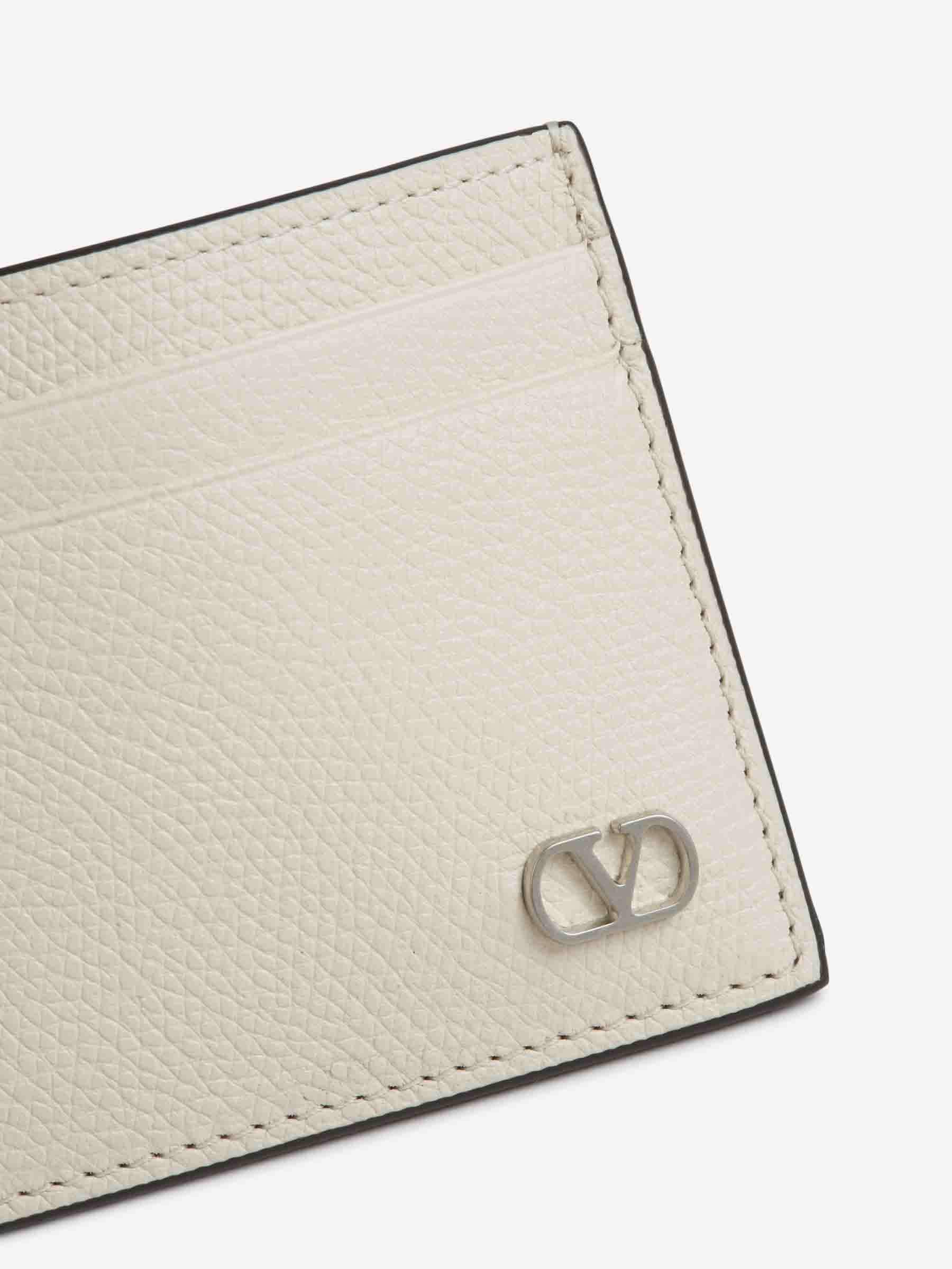 Valentino Garavani Hombre Barcelona Tarjetero VLogo Signature color Marfil sku 691-001411 00 - Foto 4