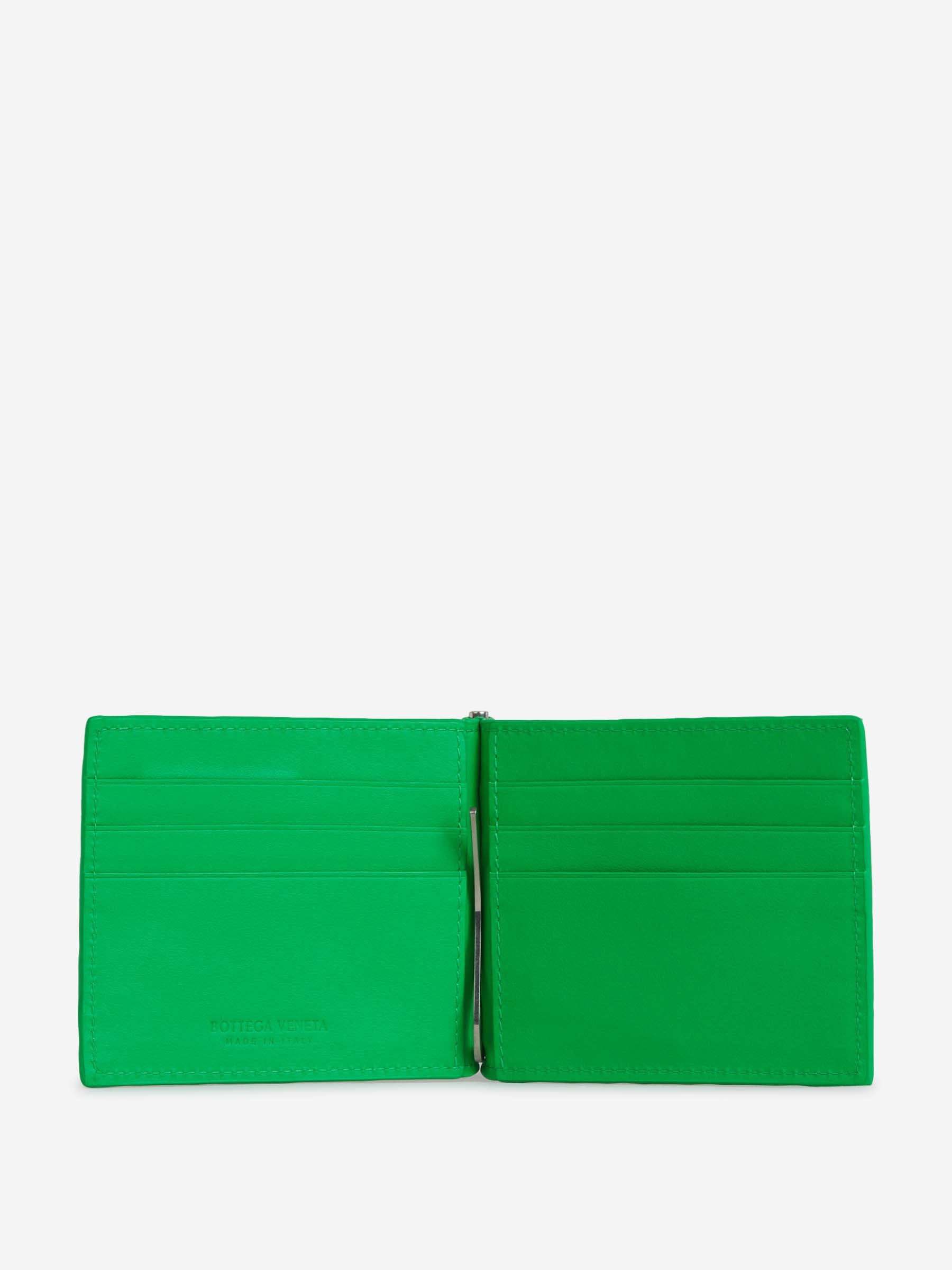 Bottega Veneta Hombre Barcelona Cartera Clip Bill color Verde sku 691-001447 01 - Foto 4
