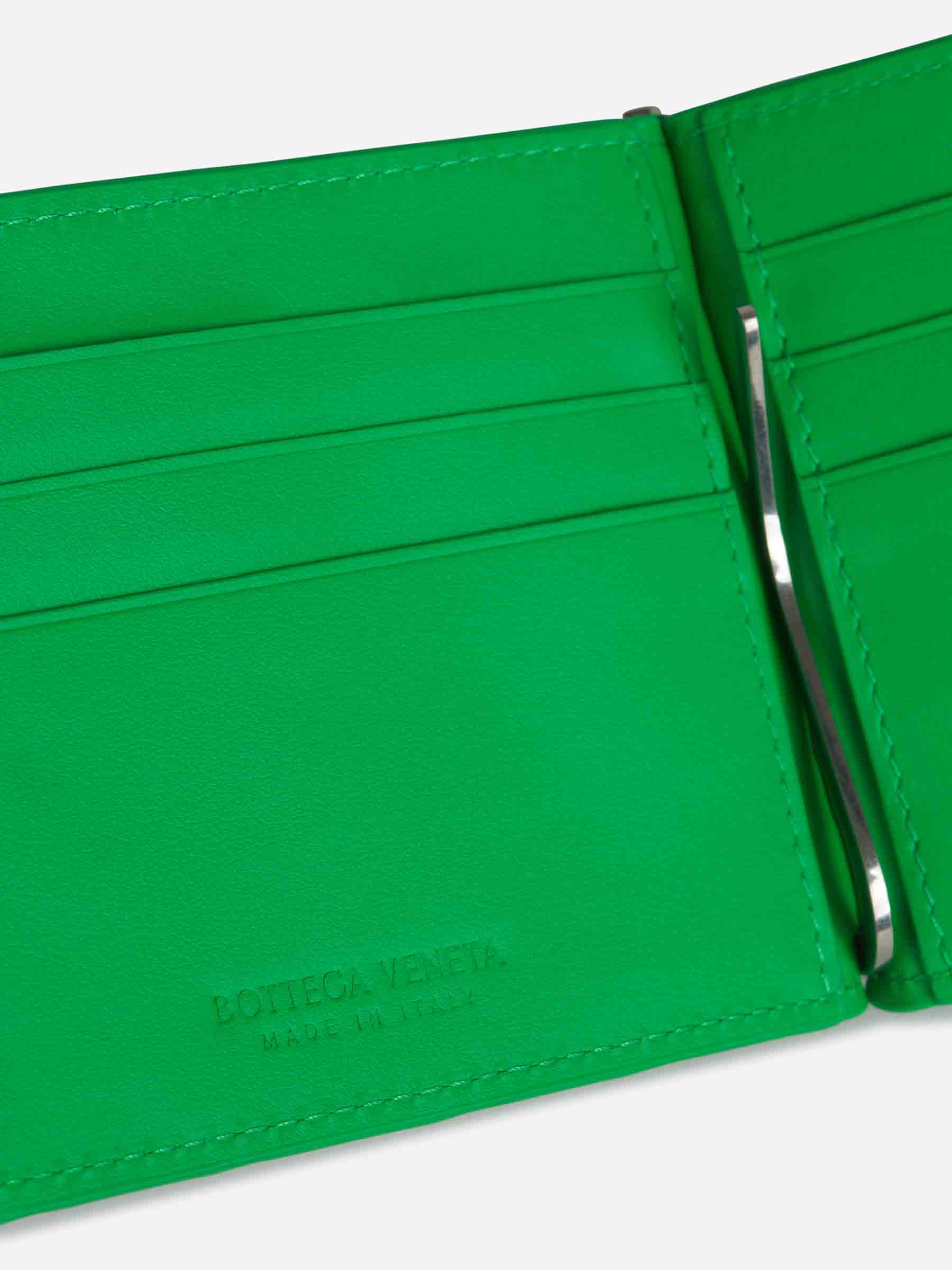 Bottega Veneta Hombre Barcelona Cartera Clip Bill color Verde sku 691-001447 01 - Foto 5