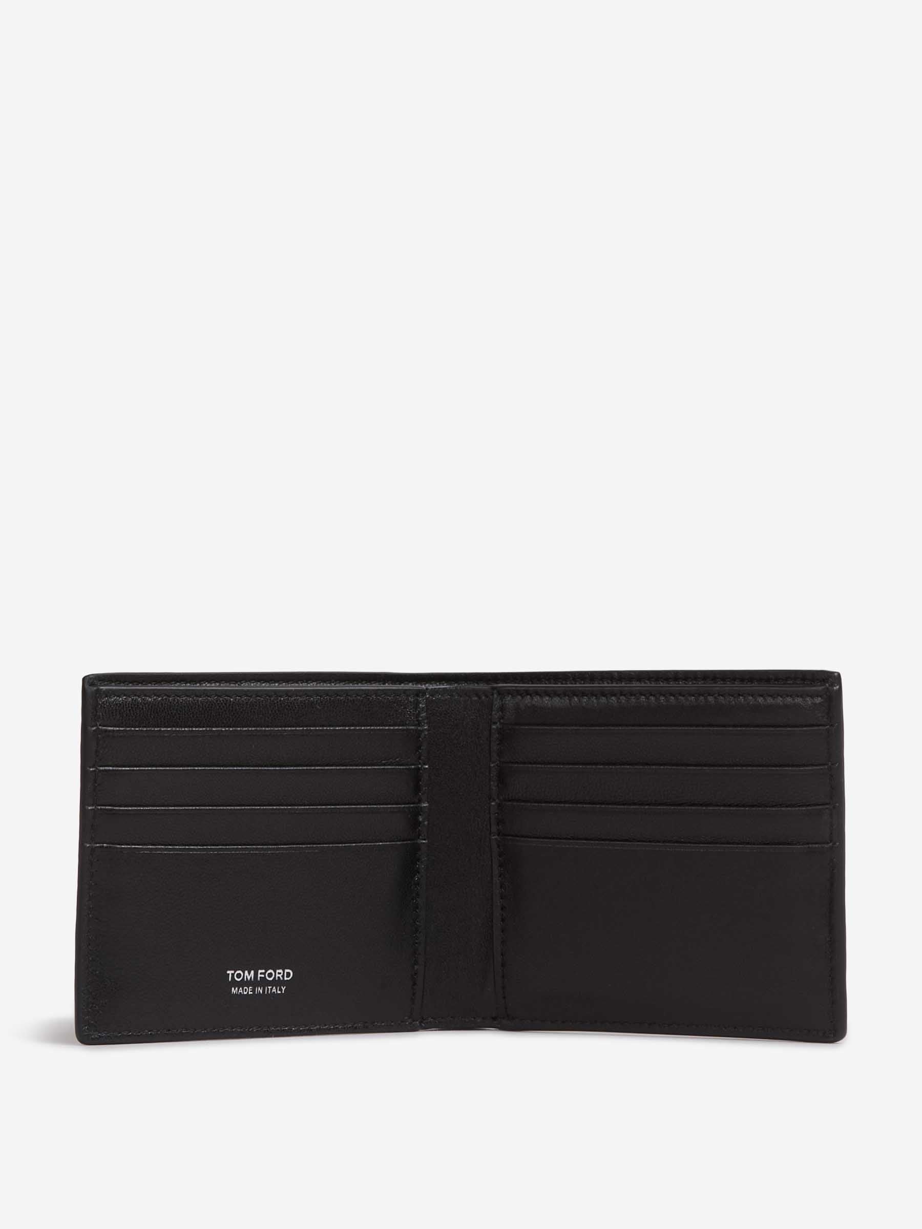 Tom Ford Hombre Barcelona Tarjetero Plegable Piel color Negro sku 691-001533 02 - Foto 4