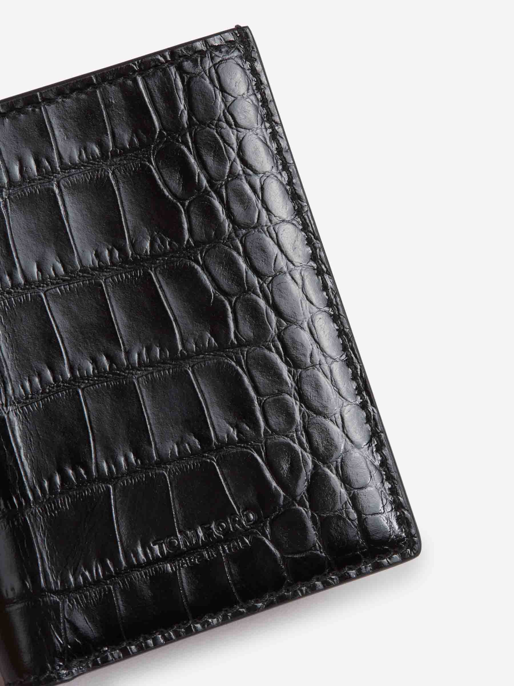 Tom Ford Hombre Barcelona Tarjetero Plegable Piel color Negro sku 691-001538 03 - Foto 5