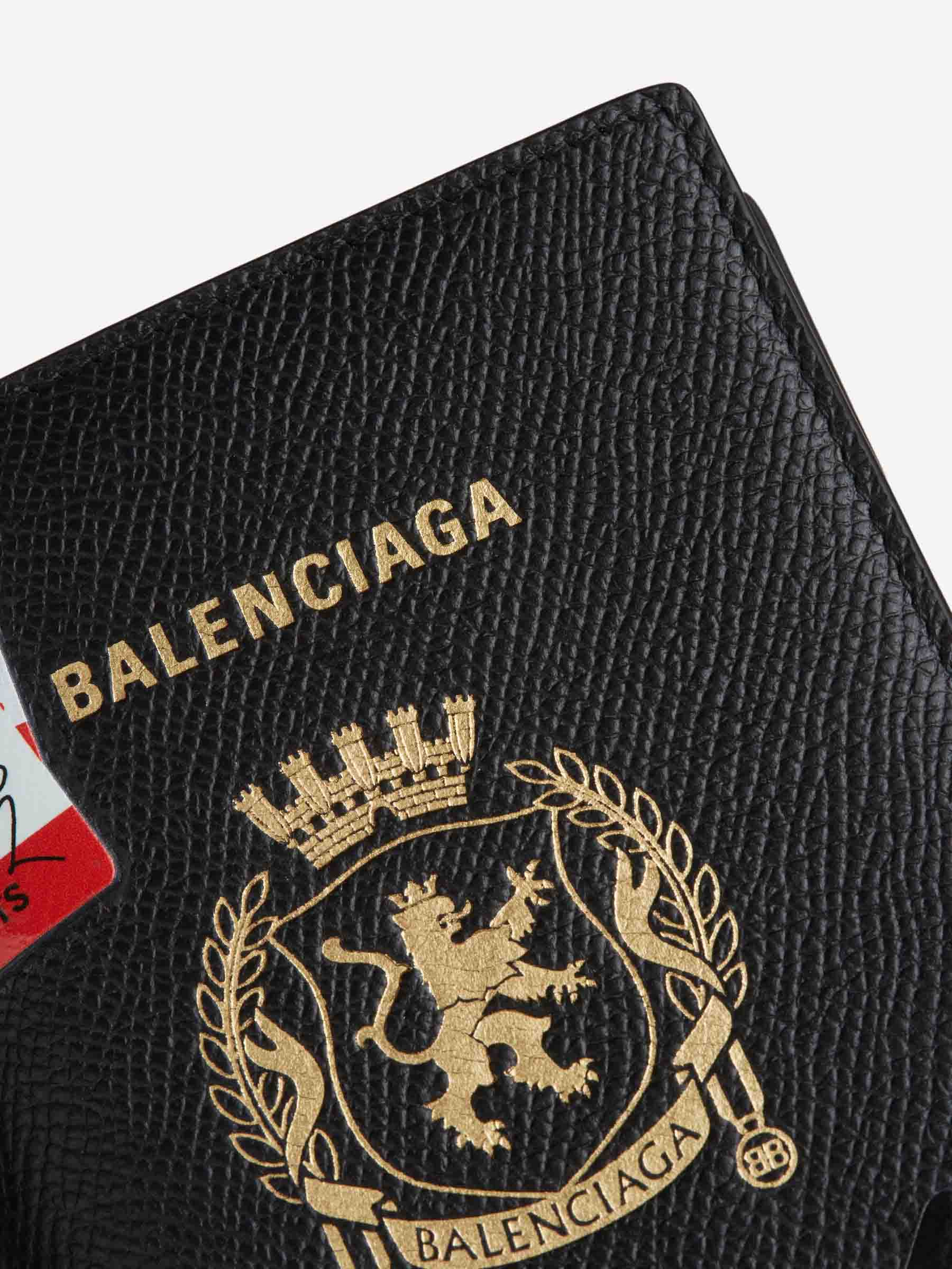 Balenciaga Hombre Barcelona Funda Passport color Negro sku 691-001543 01 - Foto 5