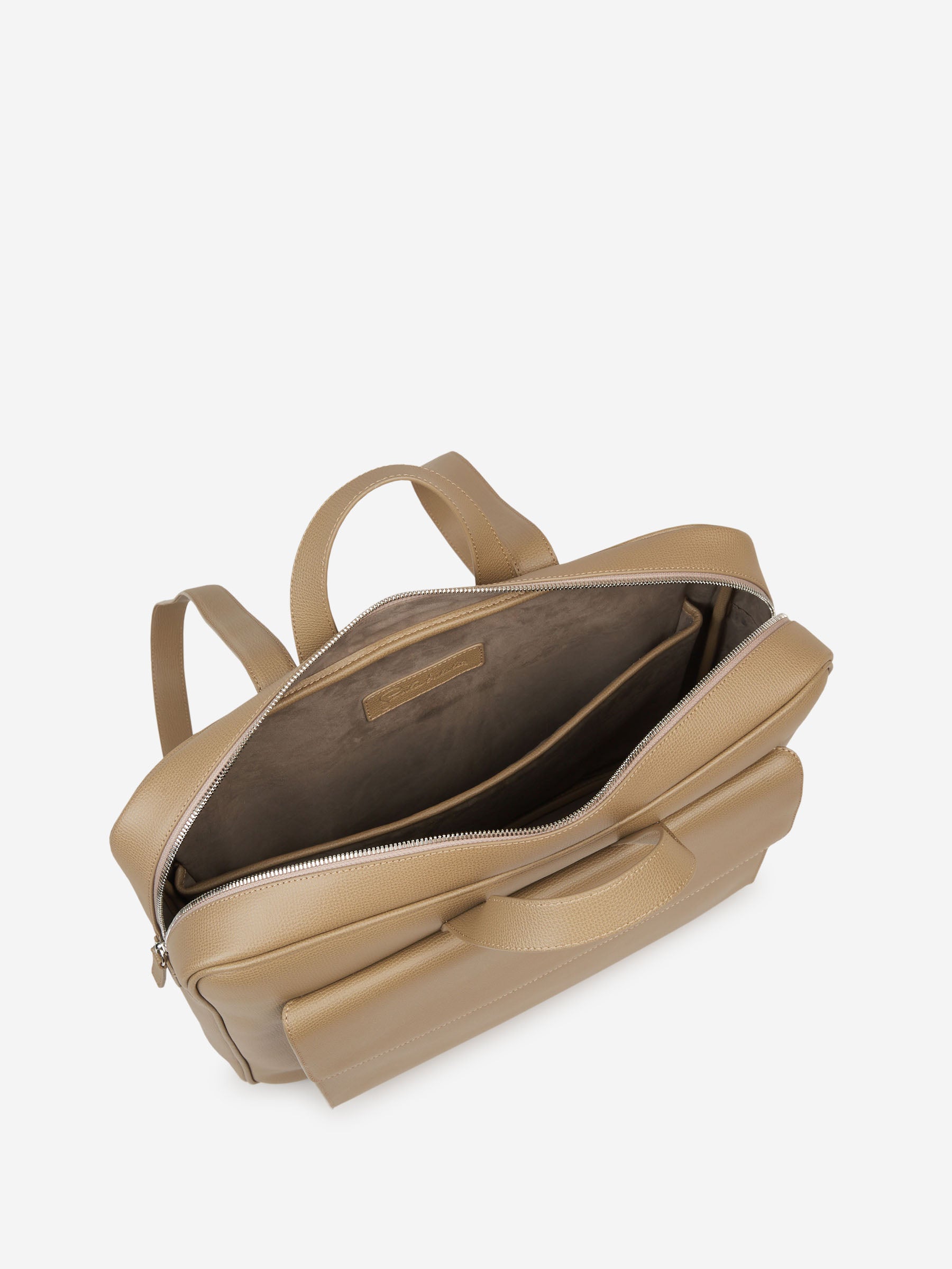 Santa Eulalia Hombre Barcelona Mochila Piel Granulada color Camel sku 692-001700 01 - Foto 4