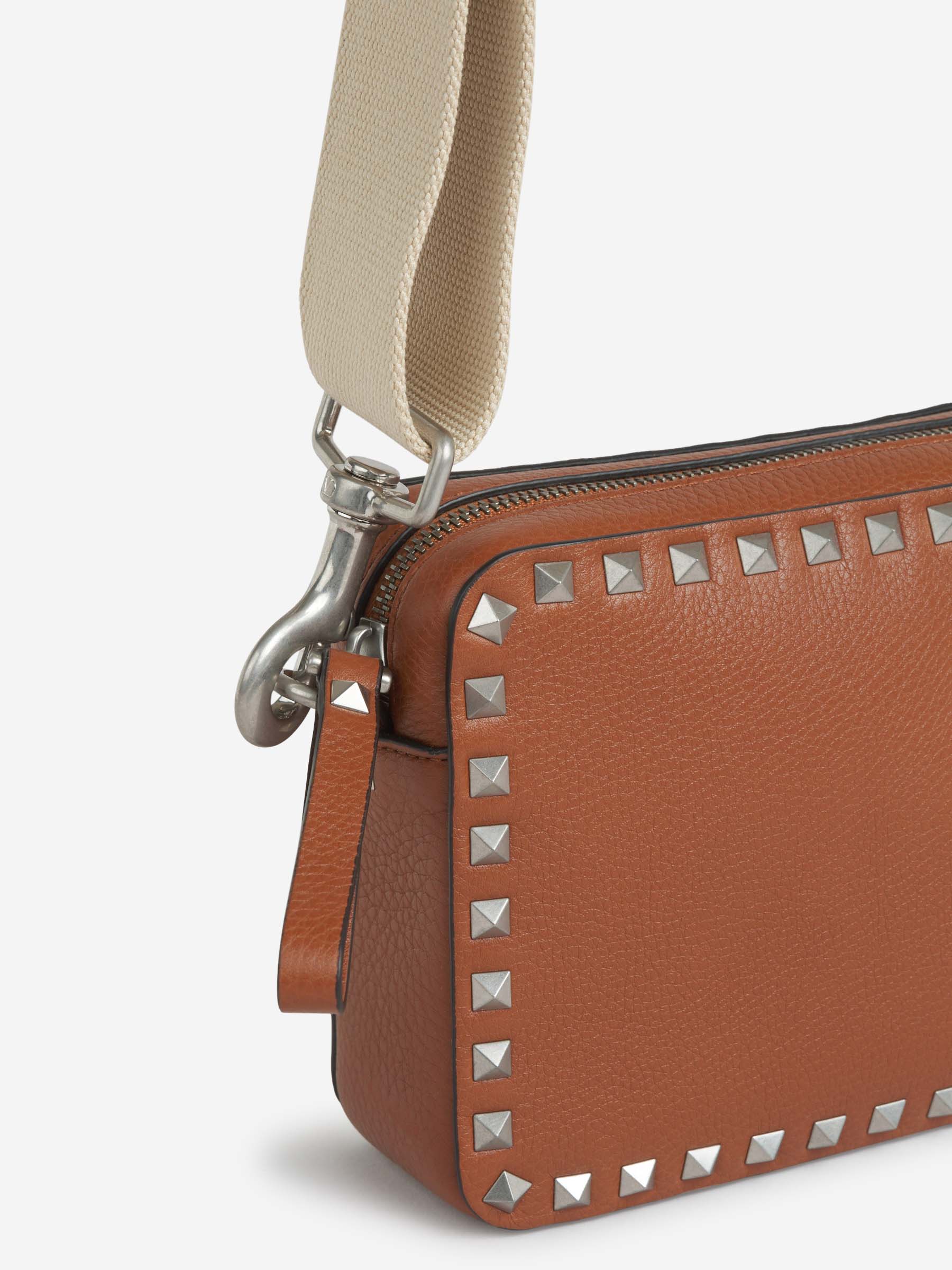 Valentino Garavani Hombre Barcelona Bolso Bandolera Rockstud color Marrón sku 692-001926 00 - Foto 5