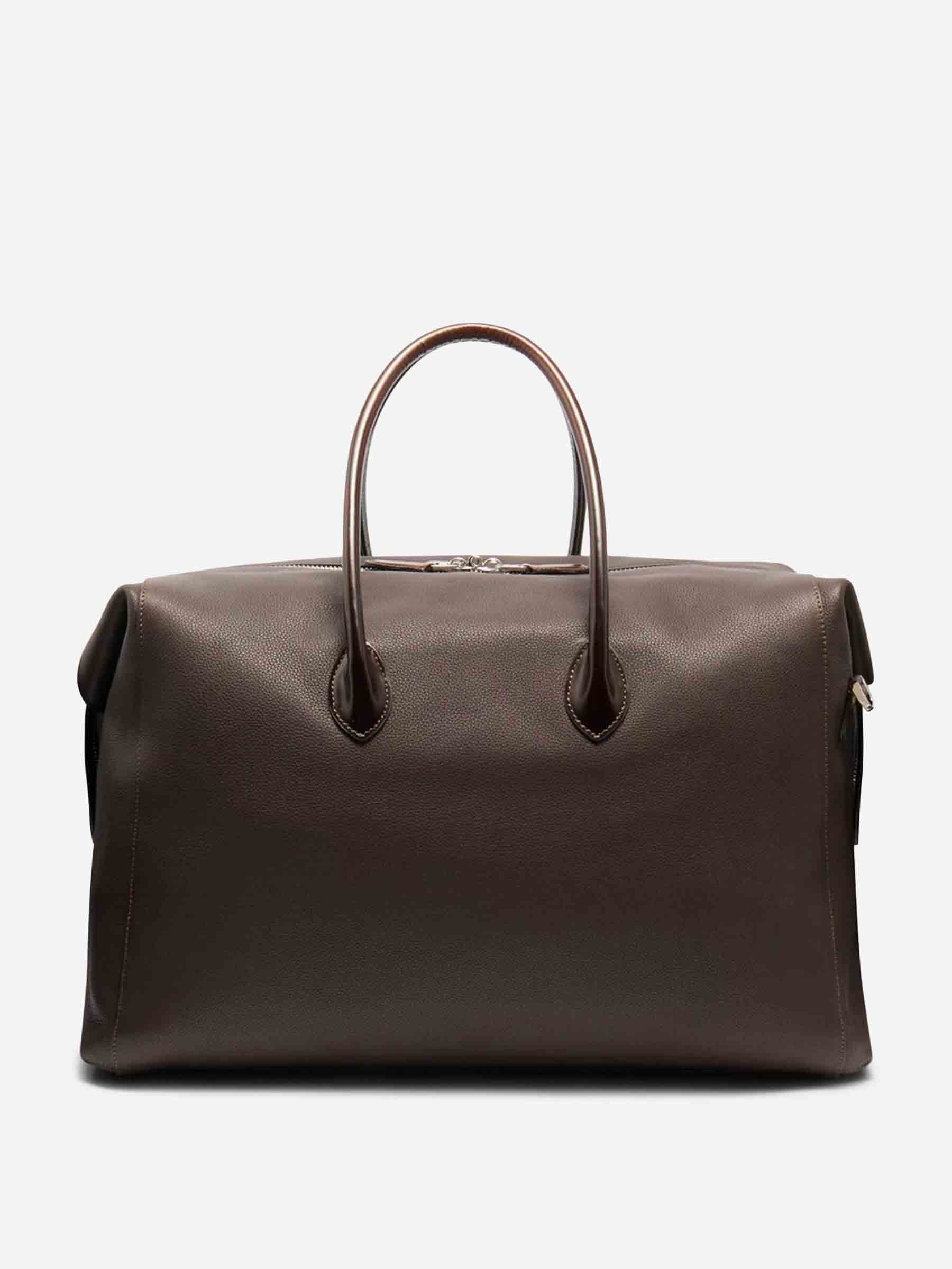 Santoni Hombre Barcelona Bolsa de Viaje Piel color Marrón sku 692-002026 01 - Foto 3