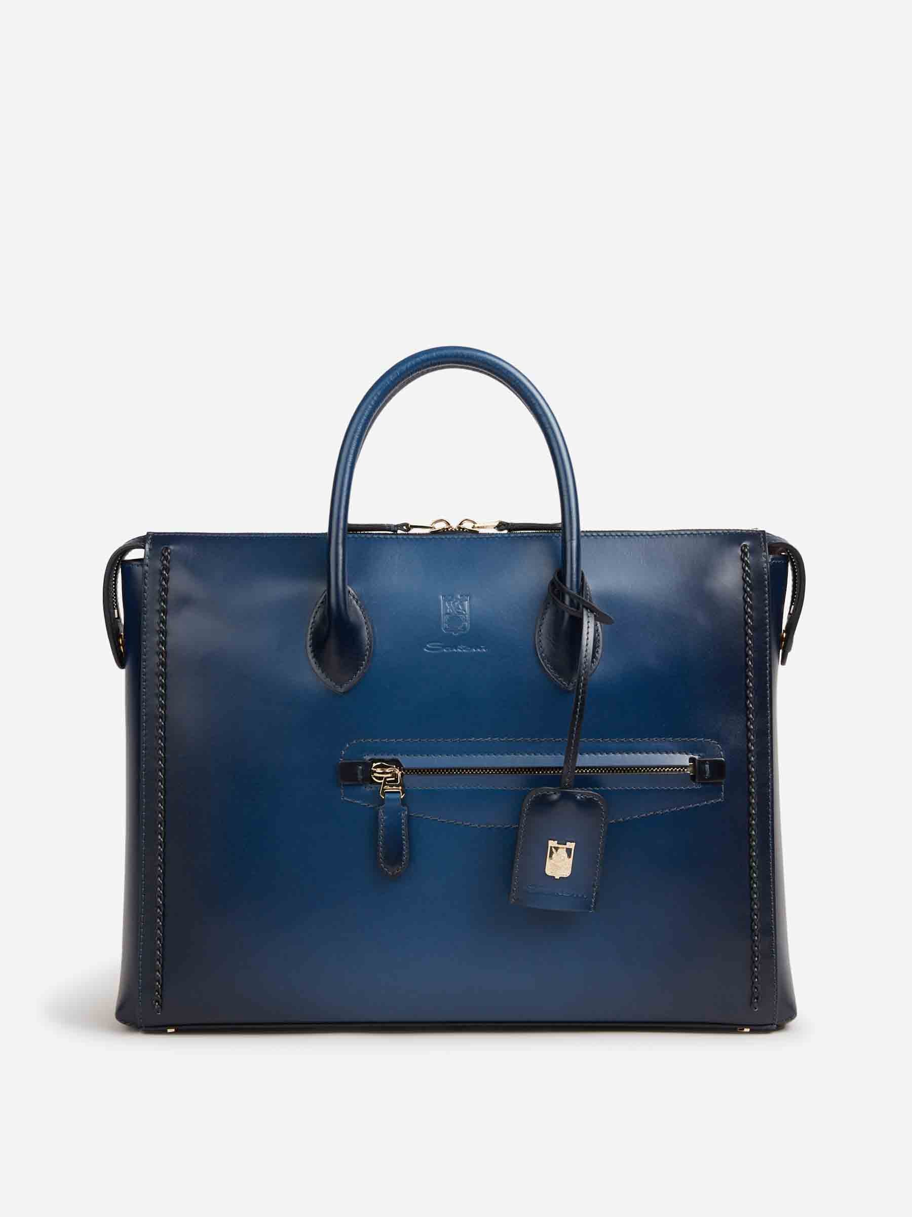 Santoni Hombre Barcelona Bolsa Portadocumentos color Azul Marino sku 692-002087 01 - Foto 1