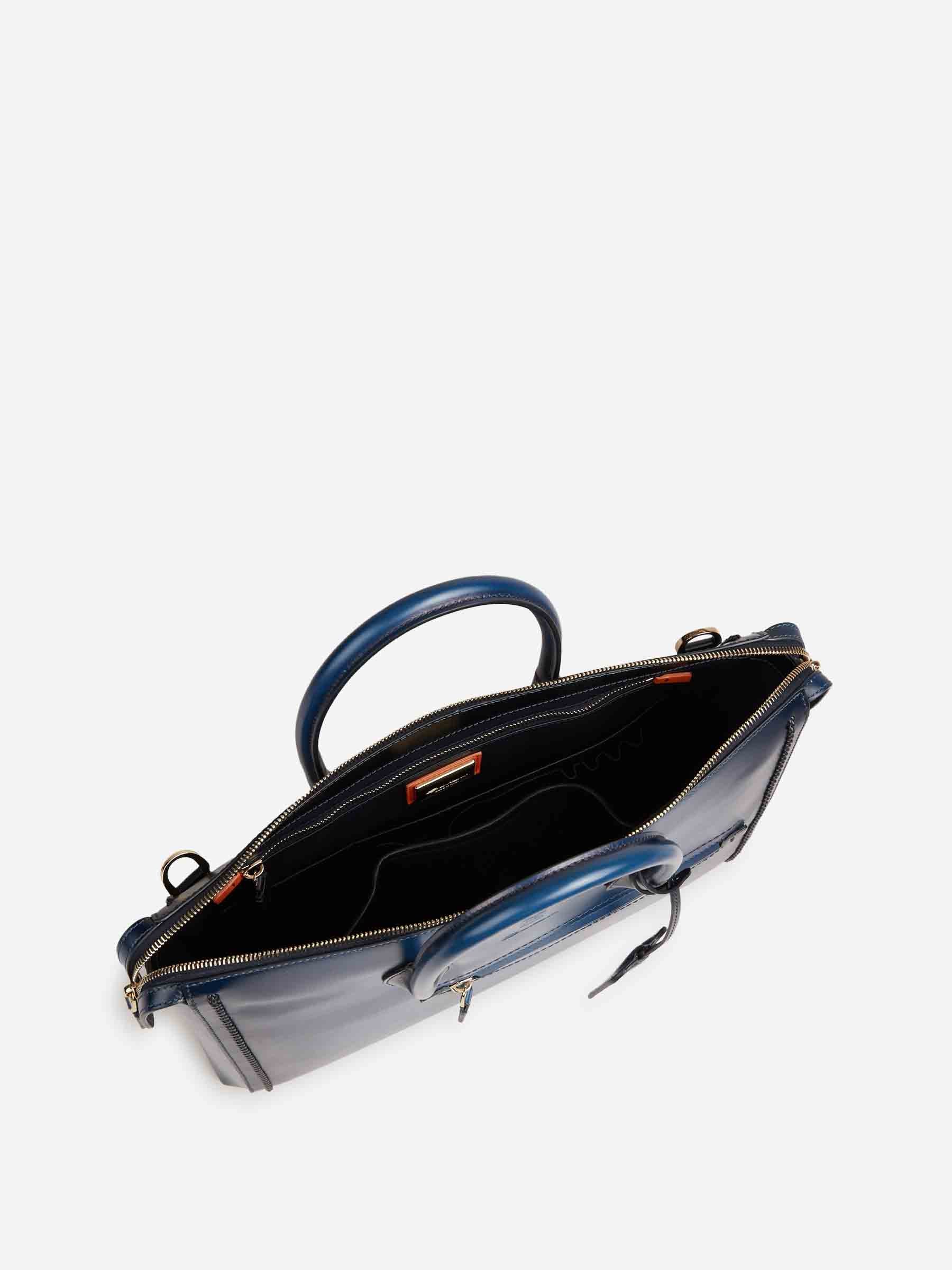 Santoni Hombre Barcelona Bolsa Portadocumentos color Azul Marino sku 692-002087 01 - Foto 4