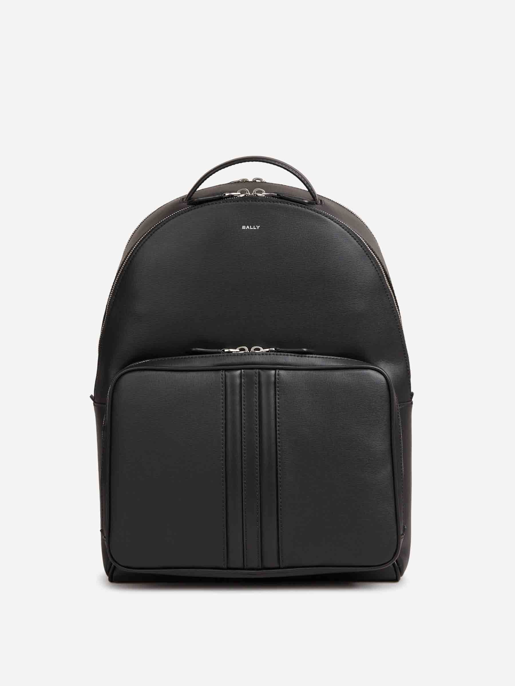 Bally Hombre Barcelona Mochila Piel Logo color Negro sku 693-000065 01 - Foto 1
