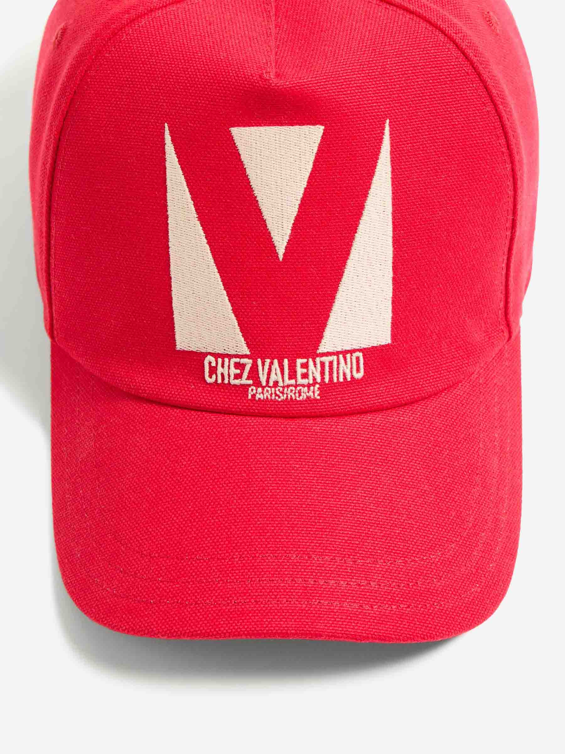 Valentino Garavani Hombre Barcelona Gorra Algodón Bordado color Rojo sku 695-001704 01 - Foto 3