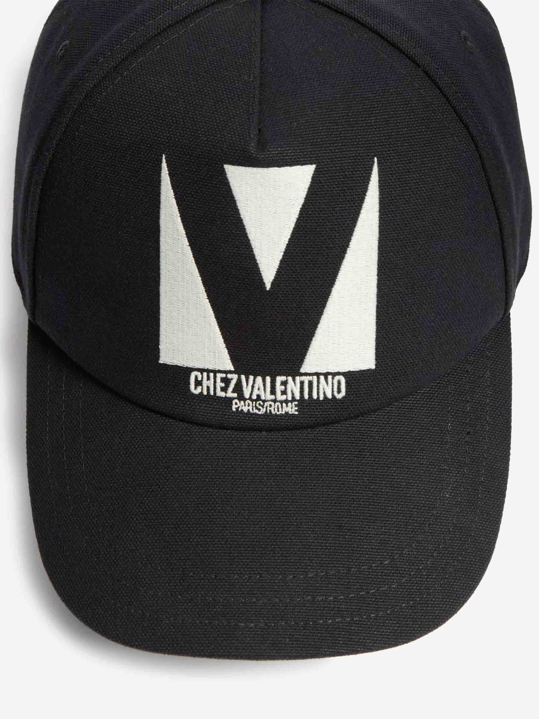 Valentino Garavani Hombre Barcelona Gorra Algodón Bordado color Negro sku 695-001704 02 - Foto 3