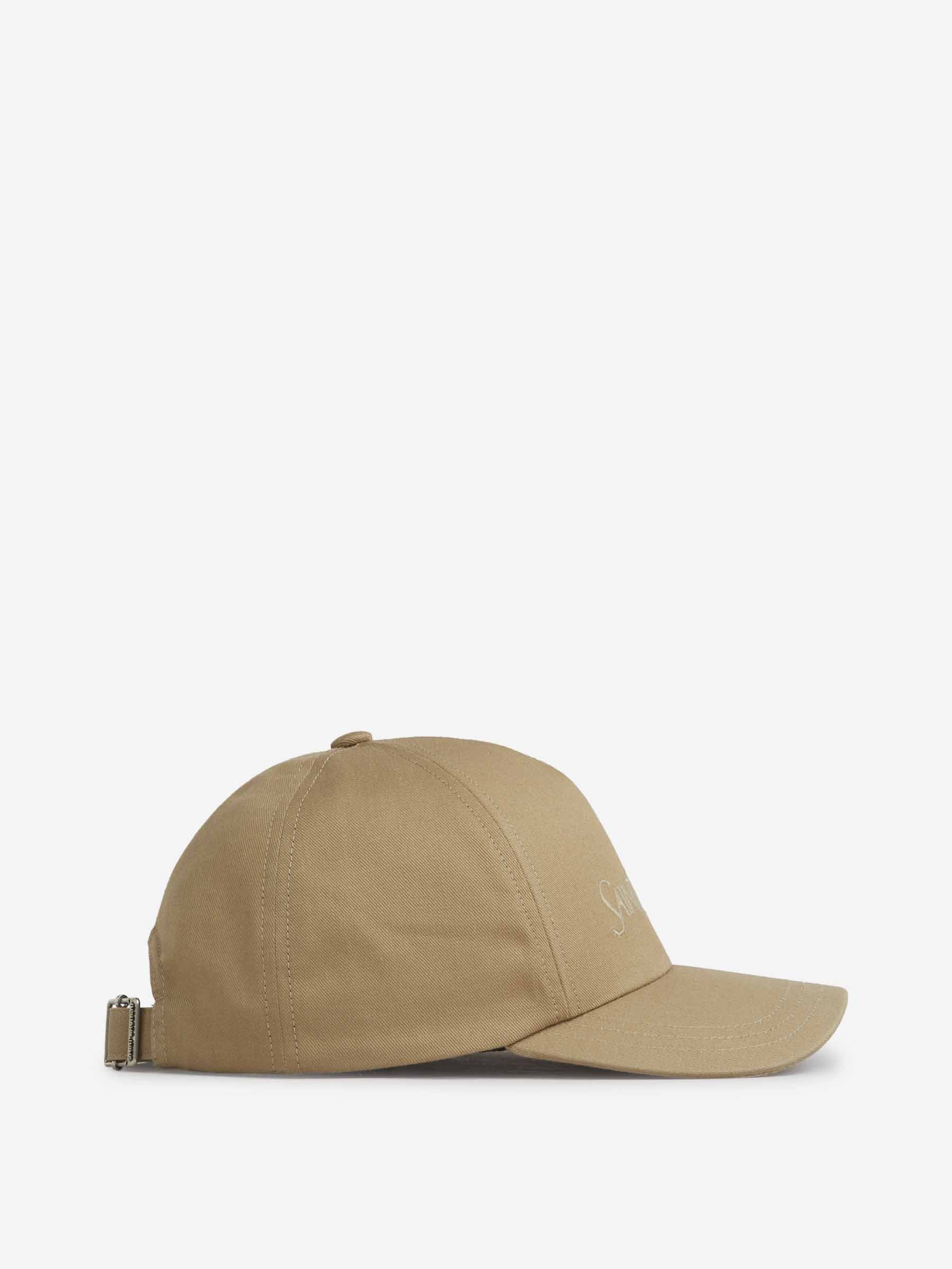 Saint Laurent Hombre Barcelona Gorra Algodón Logo color Camel sku 695-001712 02 - Foto 3