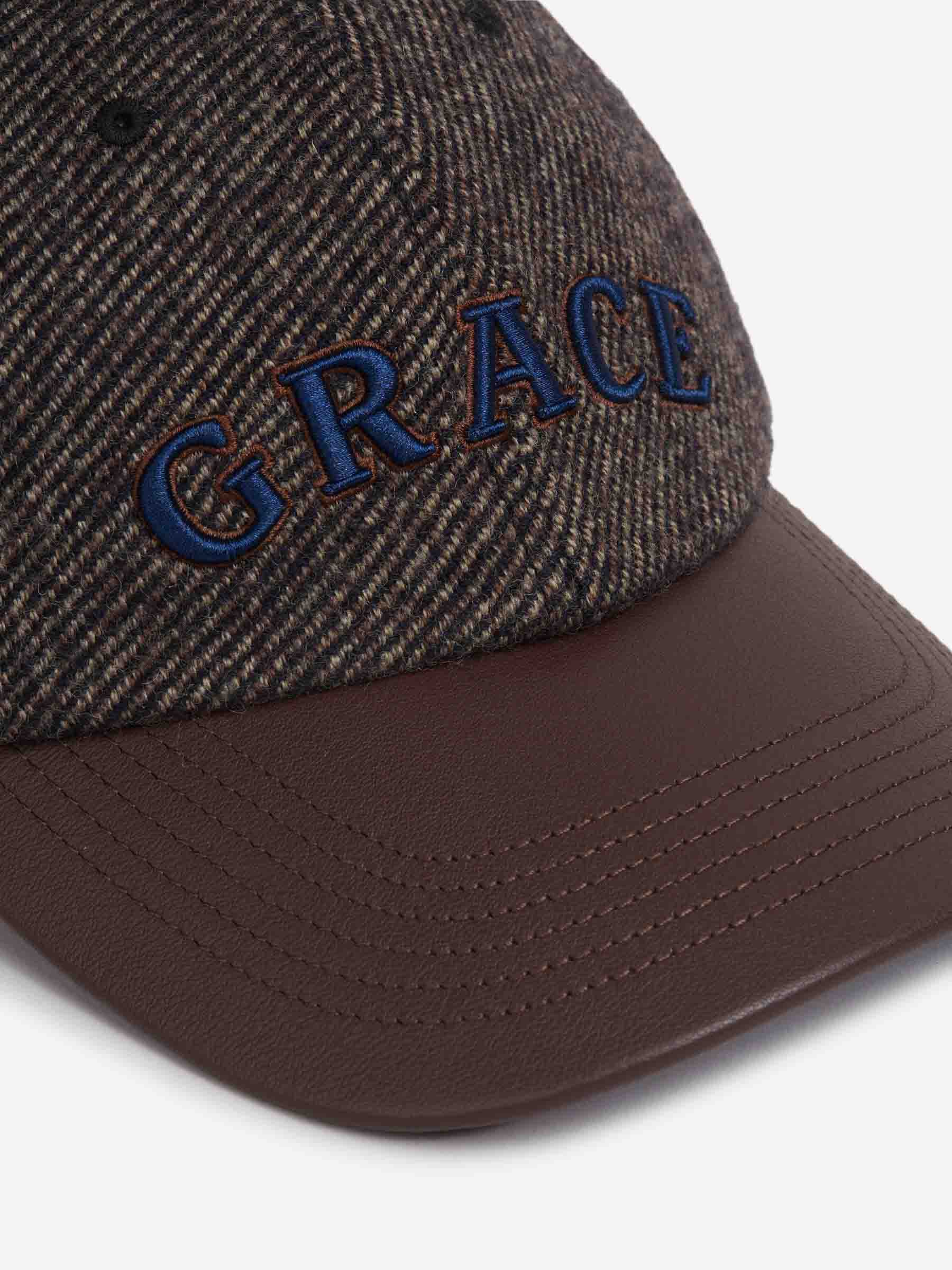 Wales Bonner Hombre Barcelona Gorra Visera Piel color Marrón Oscuro sku 695-001812 01 - Foto 4