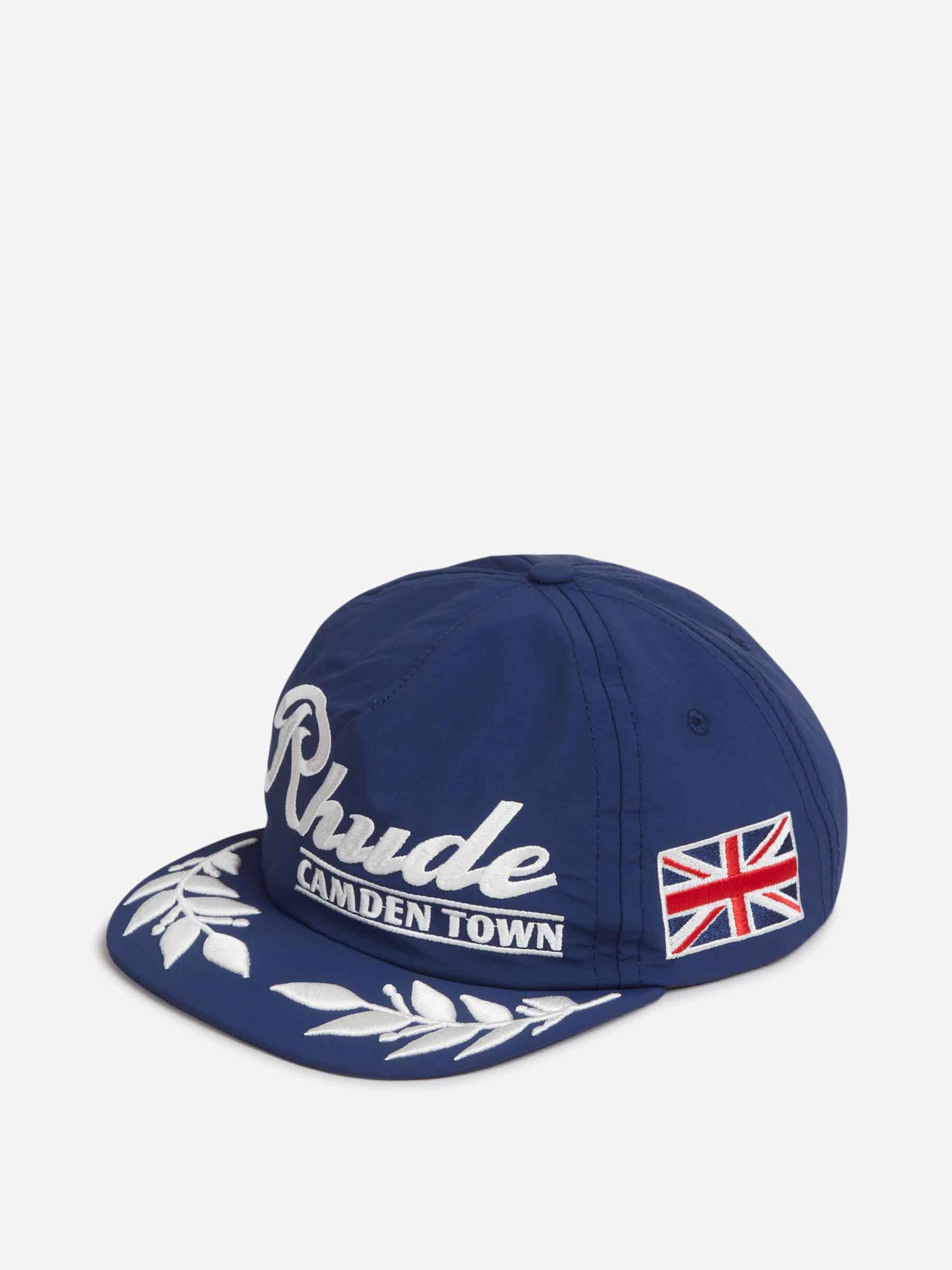 Rhude Hombre Barcelona Gorra Logo Bordado color Azul Marino sku 695-001816 01 - Foto 3