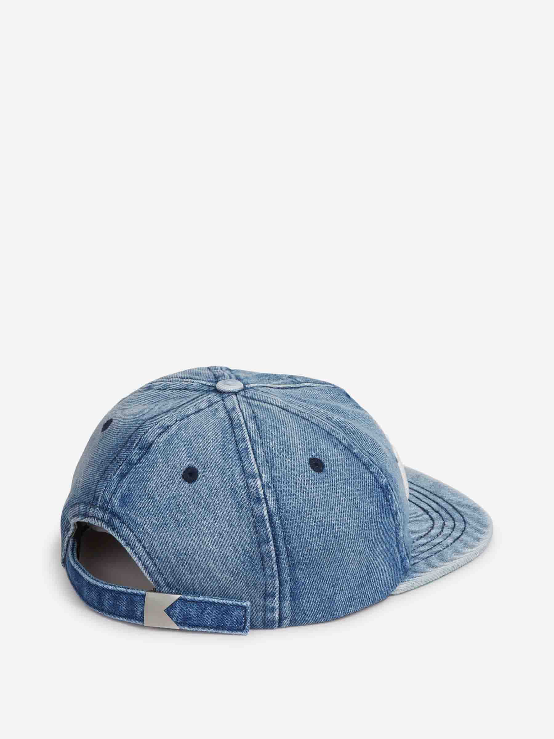 Rhude Hombre Barcelona Gorra Logo Denim color Azul Denim sku 695-001817 01 - Foto 3