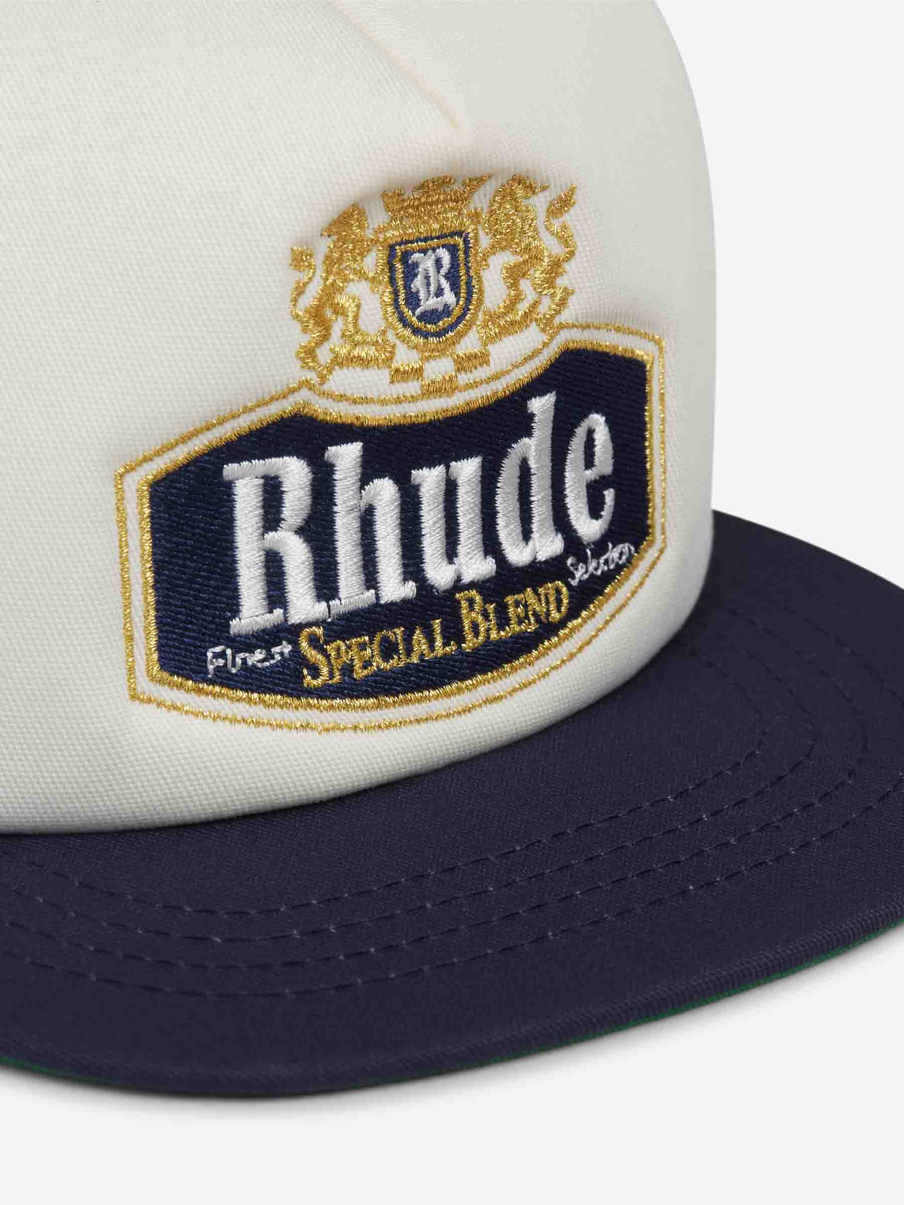 Rhude Hombre Barcelona Gorra Logo Bordado color Azul Marino sku 695-001818 01 - Foto 4