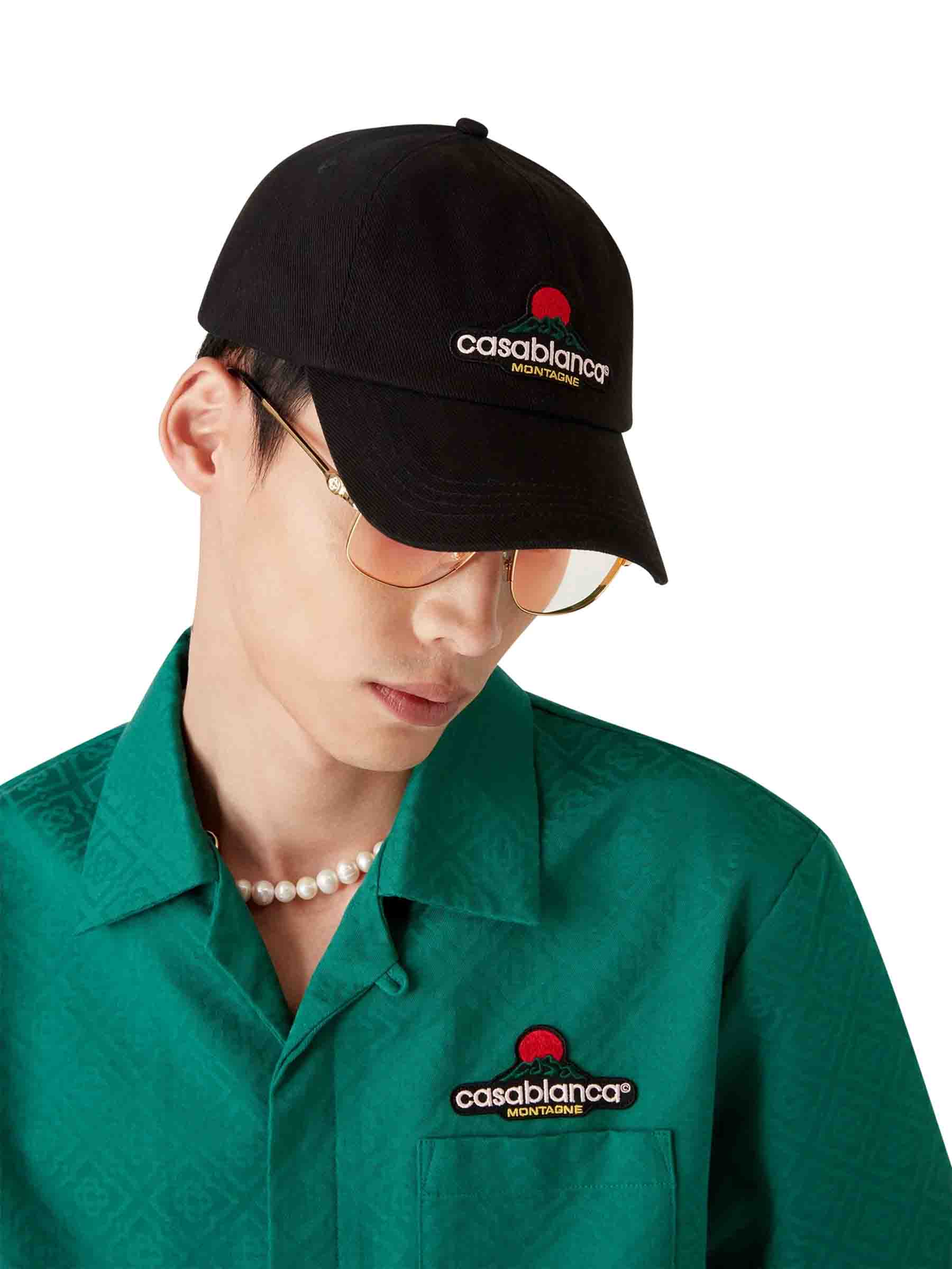 Casablanca Hombre Barcelona Gorra Logo Bordado color Negro sku 695-001833 01 - Foto 2