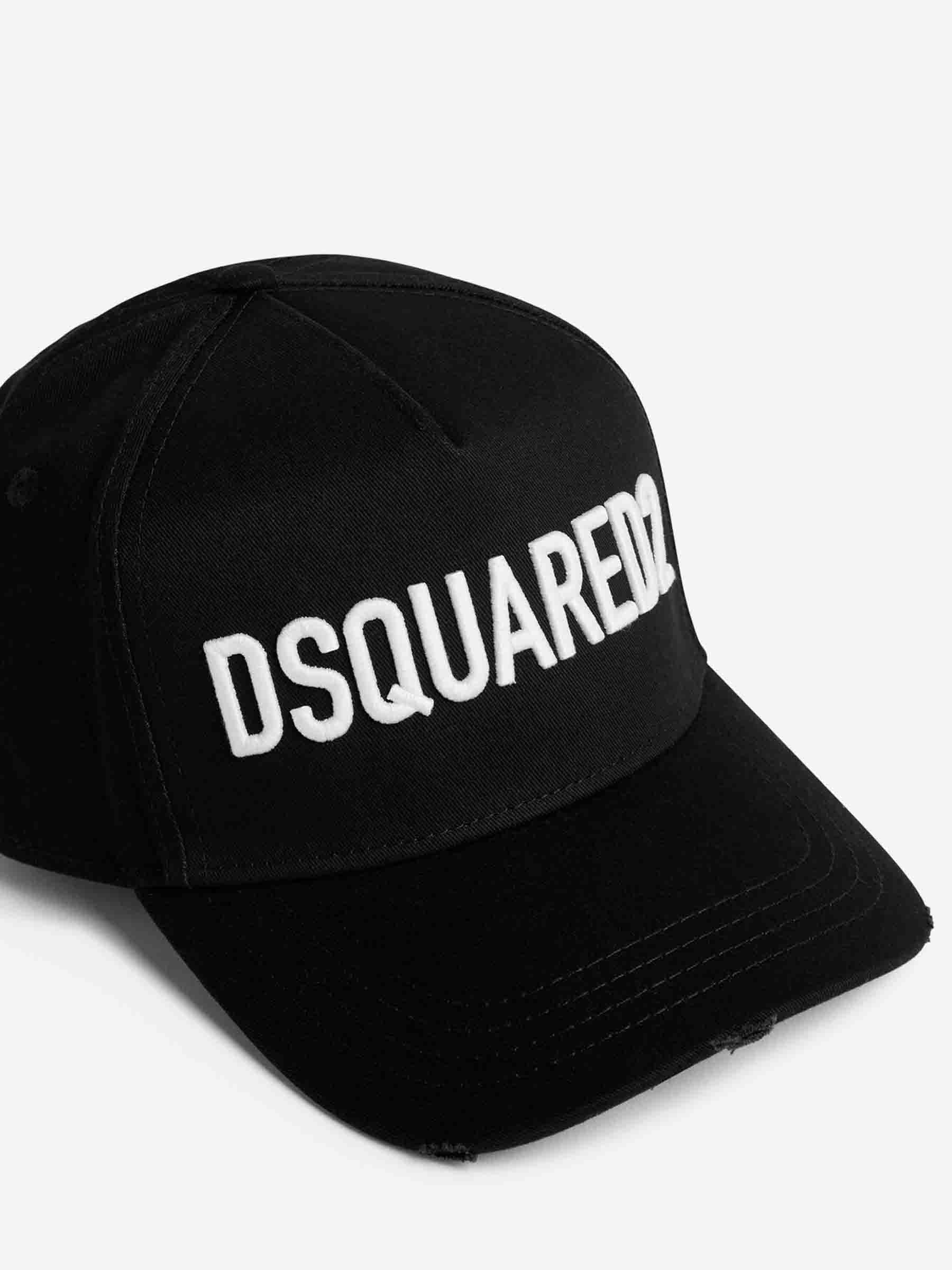 Dsquared2 Hombre Barcelona Gorra Béisbol Bordada color Blanco y Negro sku 695-001838 01 - Foto 4