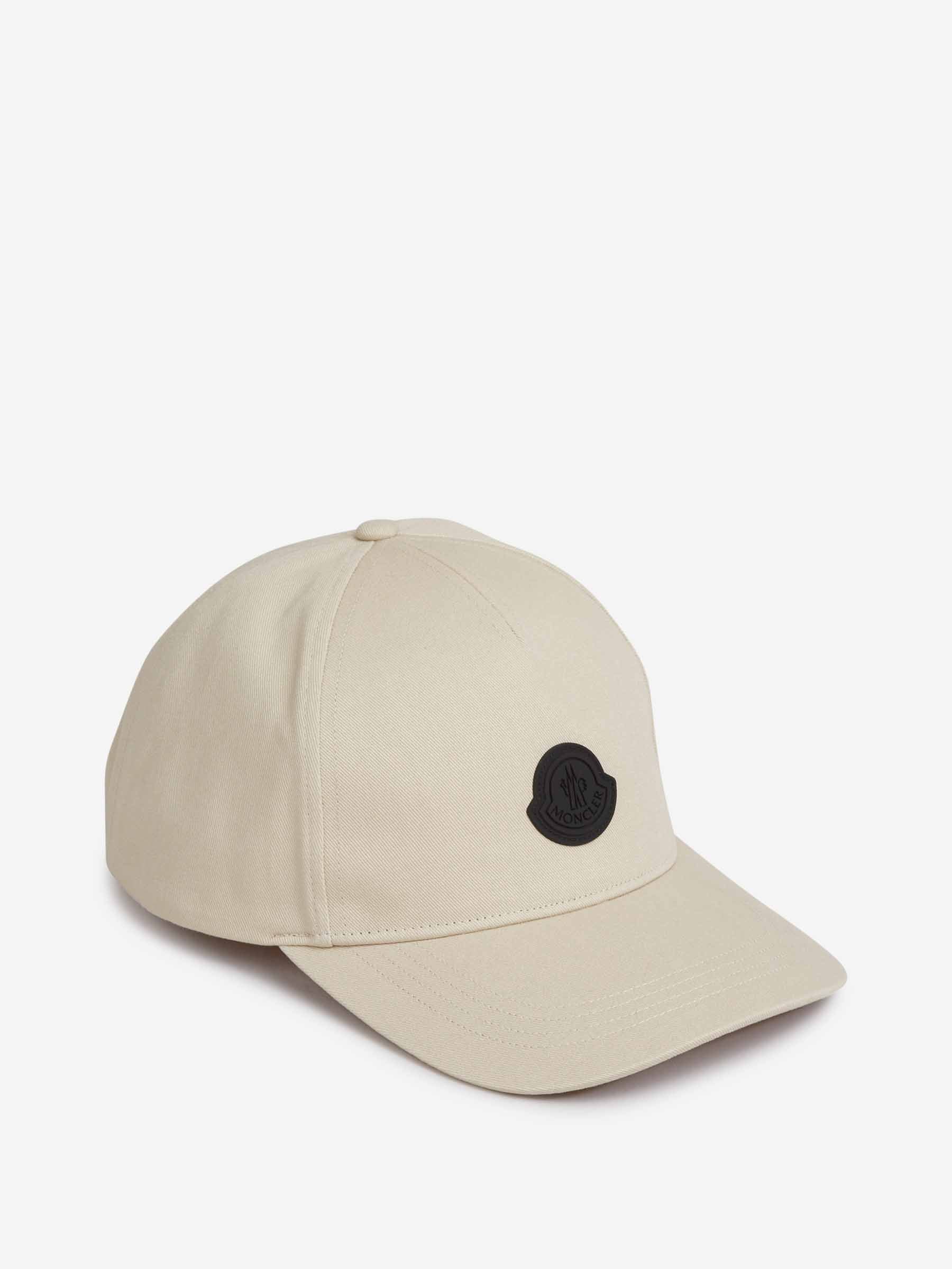 Moncler Hombre Barcelona Gorro Logo Algodón color Beige sku 695-001855 01 - Foto 1