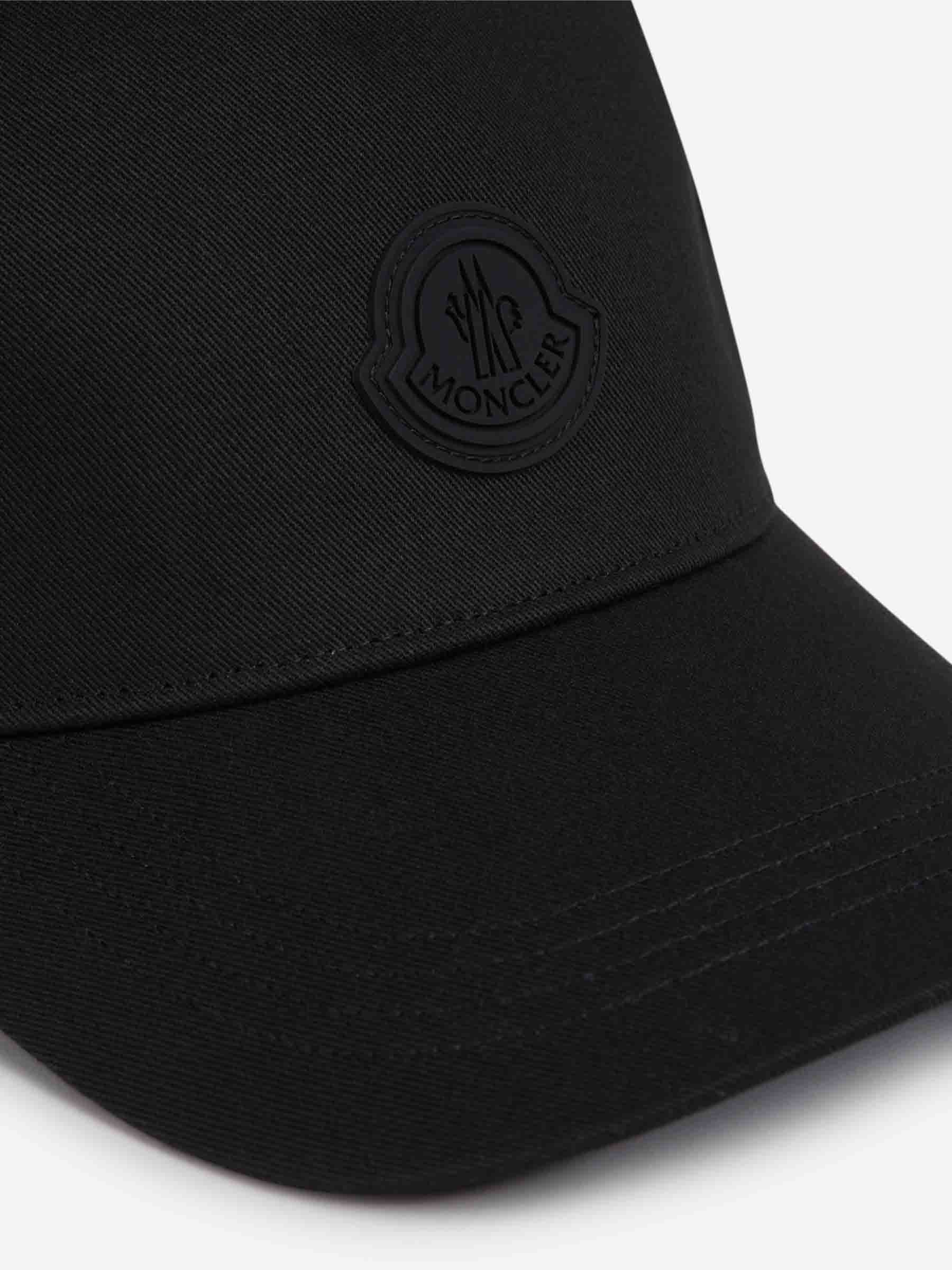 Moncler Hombre Barcelona Gorra Logo Algodón color Negro sku 695-001855 02 - Foto 4