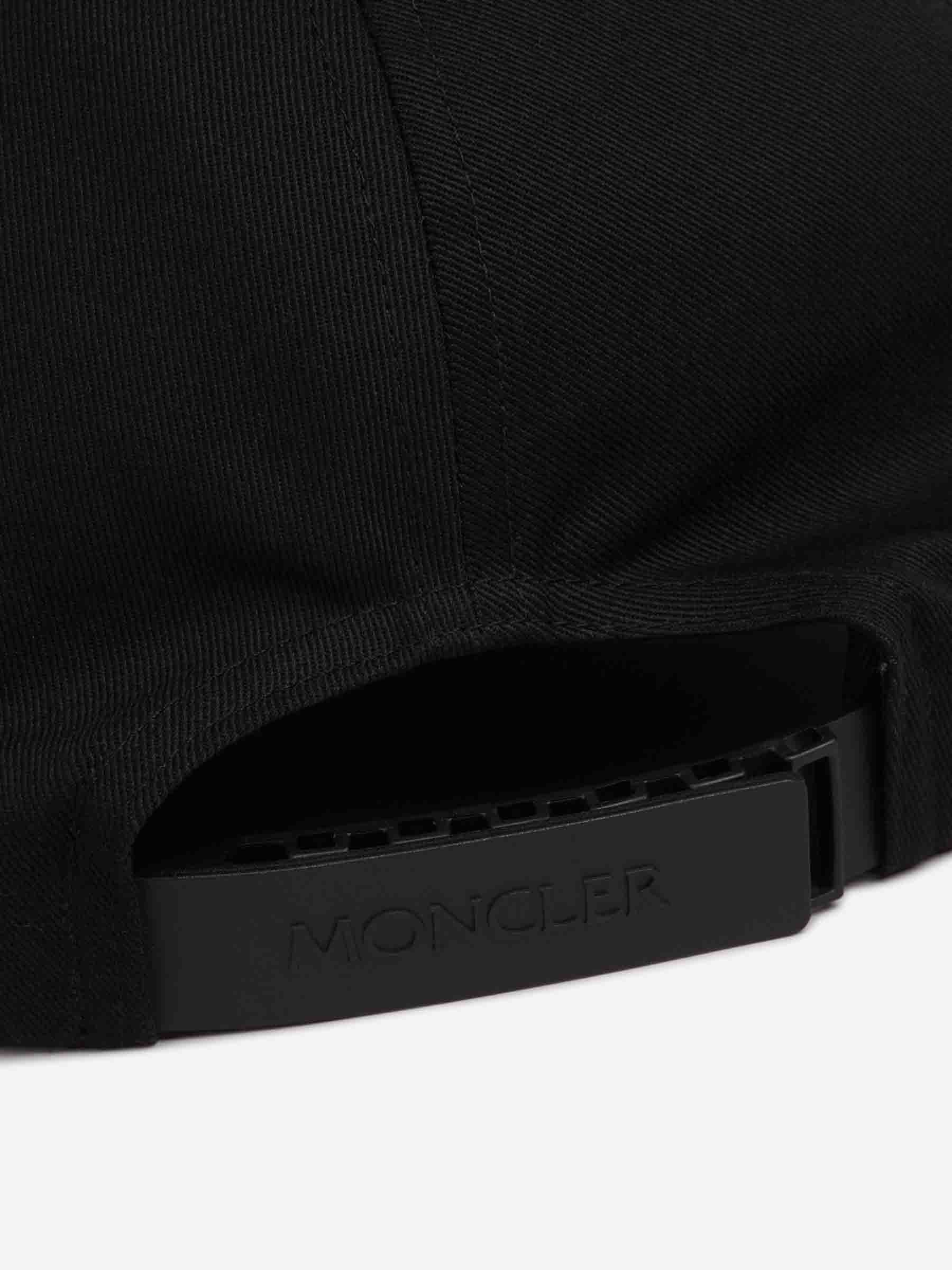 Moncler Hombre Barcelona Gorra Logo Algodón color Negro sku 695-001855 02 - Foto 5