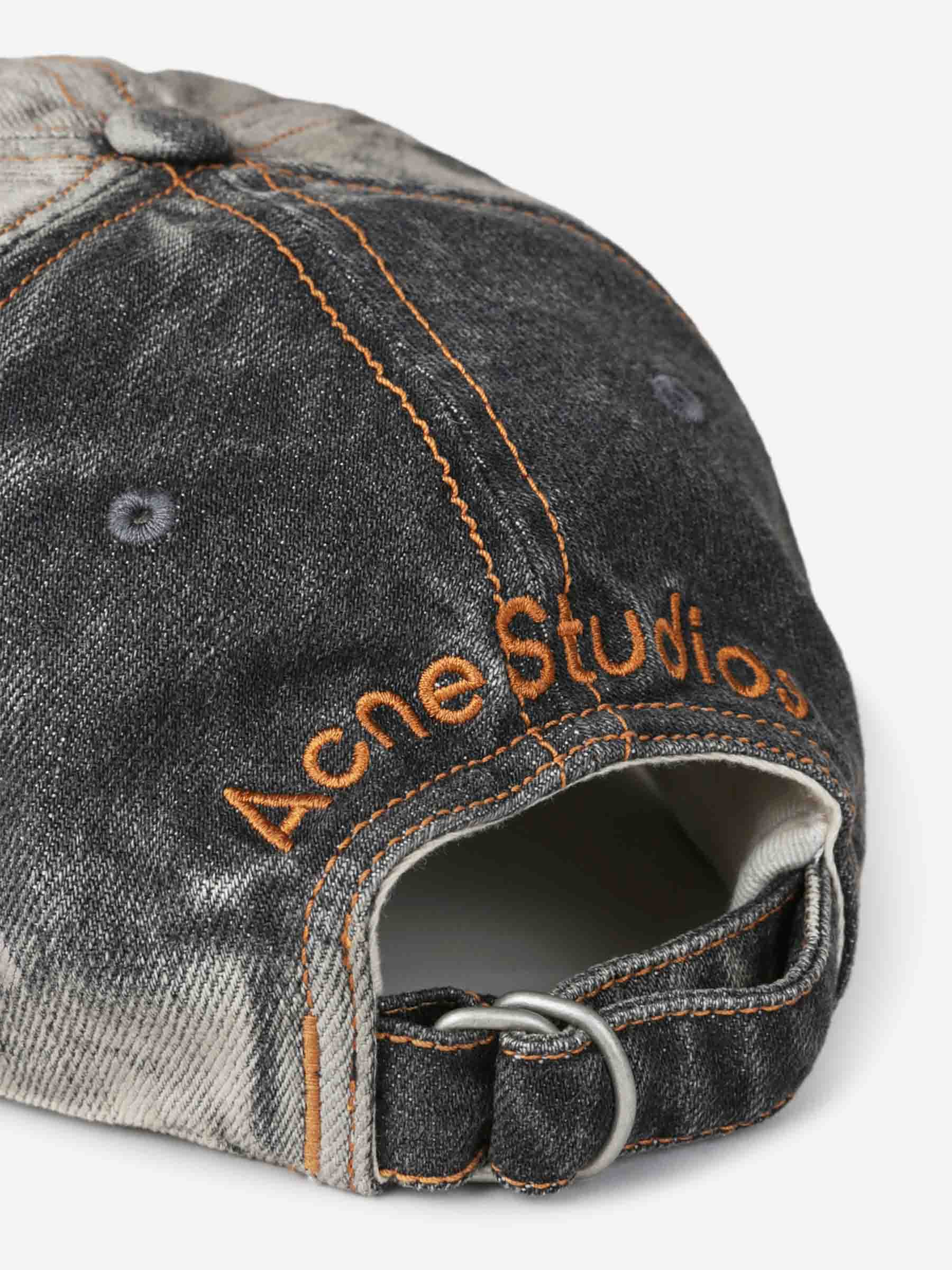 Acne Studios Hombre Barcelona Gorra Denim Washed color Gris sku 695-001878 01 - Foto 3